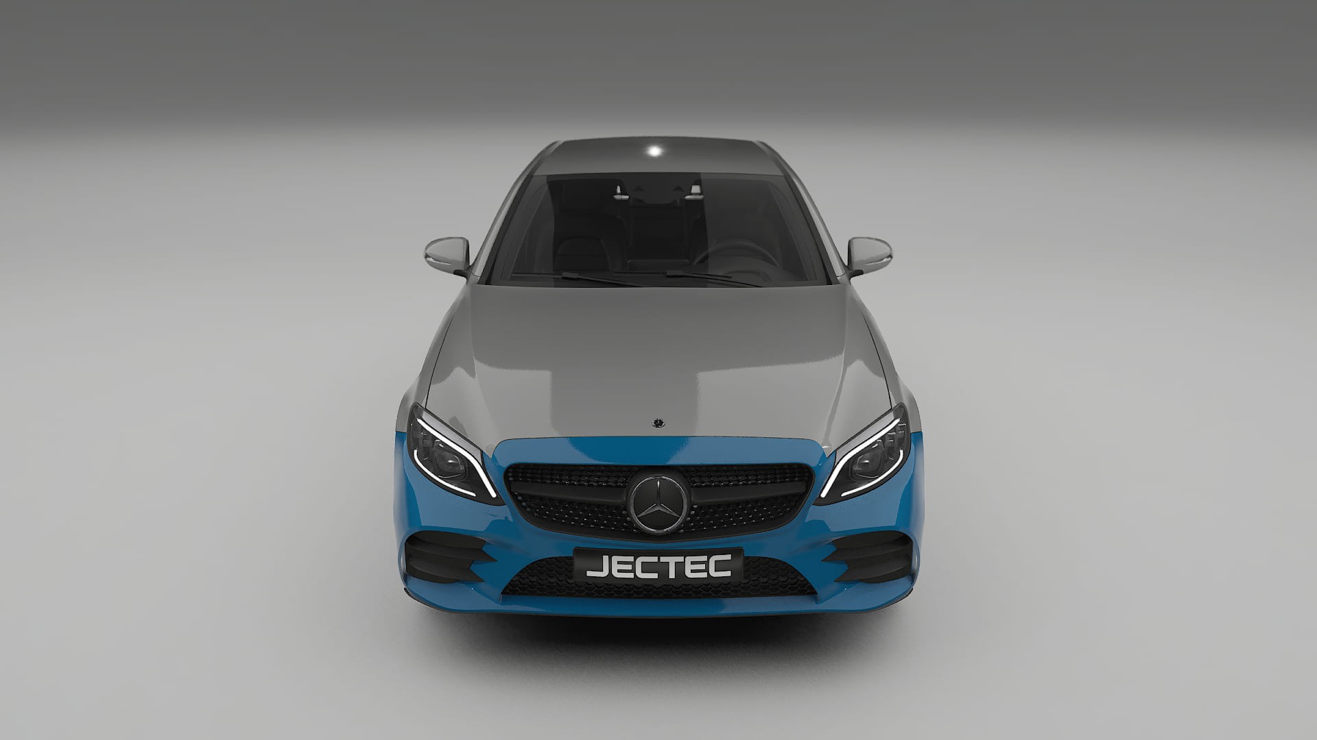 Lakbeschermingsfolie Mercedes C-class W205 AMG sedan | CrystalGuard Transparante Volledige PPF Voorgevormde Set