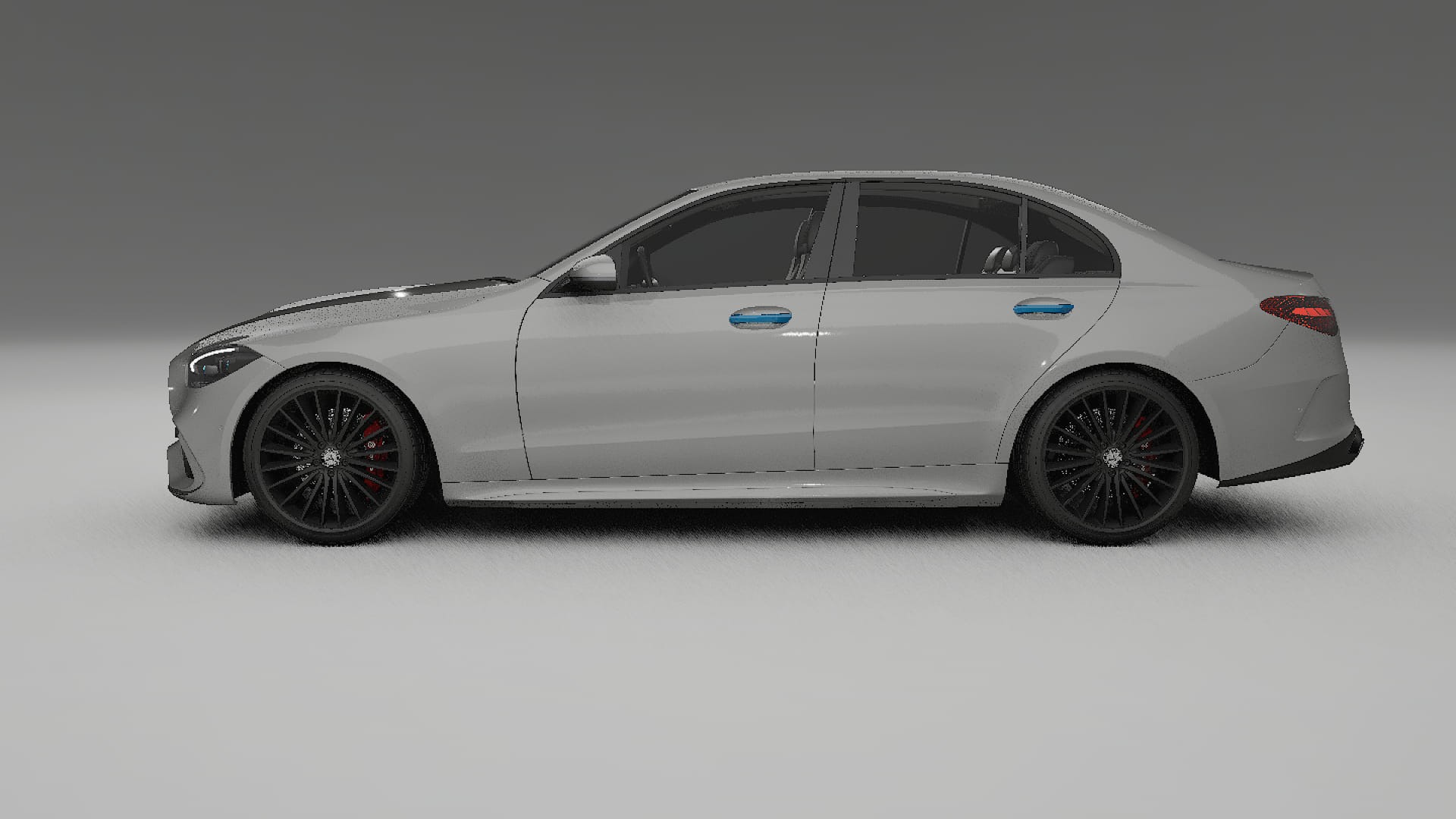 Lakbeschermingsfolie Mercedes C-class W206 | CrystalGuard Transparante Volledige PPF Voorgevormde Set