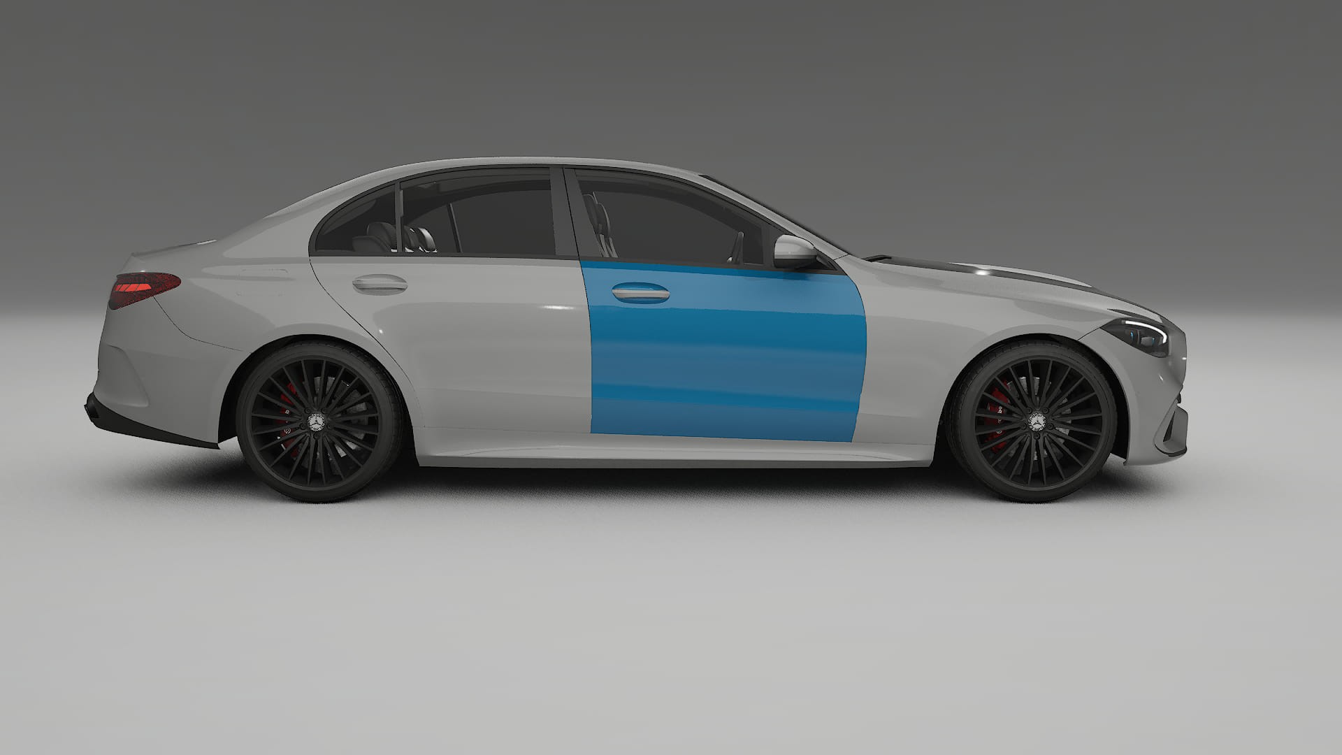 Lakbeschermingsfolie Mercedes C-class W206 | CrystalGuard Transparante Volledige PPF Voorgevormde Set