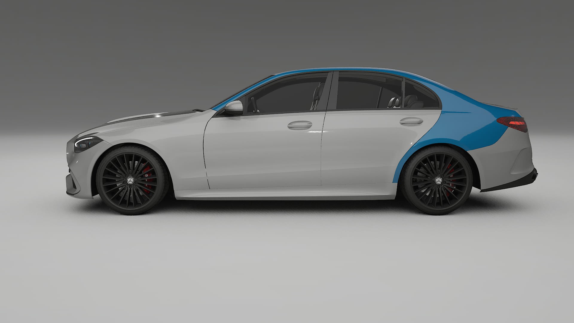 Lakbeschermingsfolie Mercedes C-class W206 | CrystalGuard Transparante Volledige PPF Voorgevormde Set