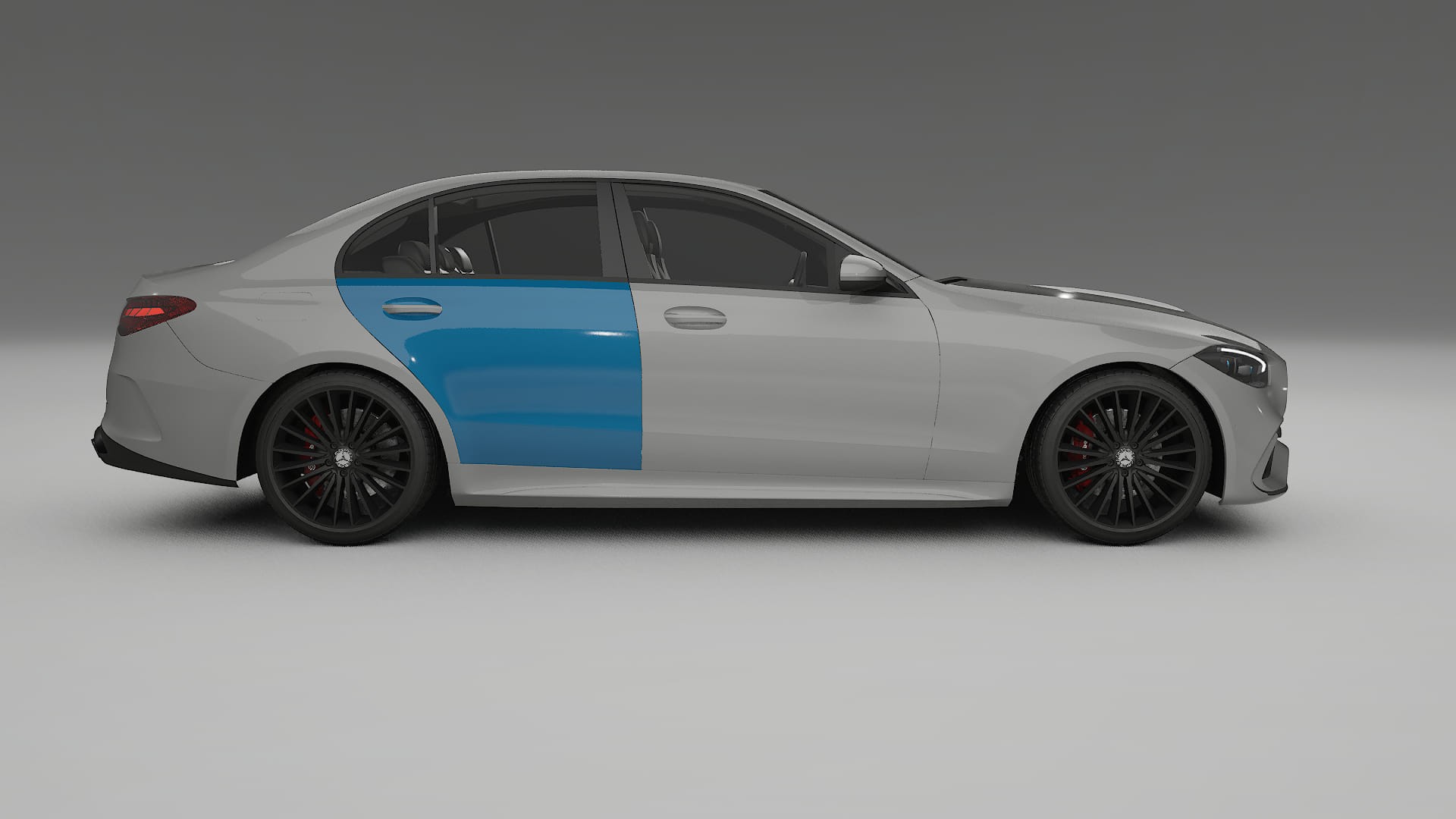 Lakbeschermingsfolie Mercedes C-class W206 | CrystalGuard Transparante Volledige PPF Voorgevormde Set