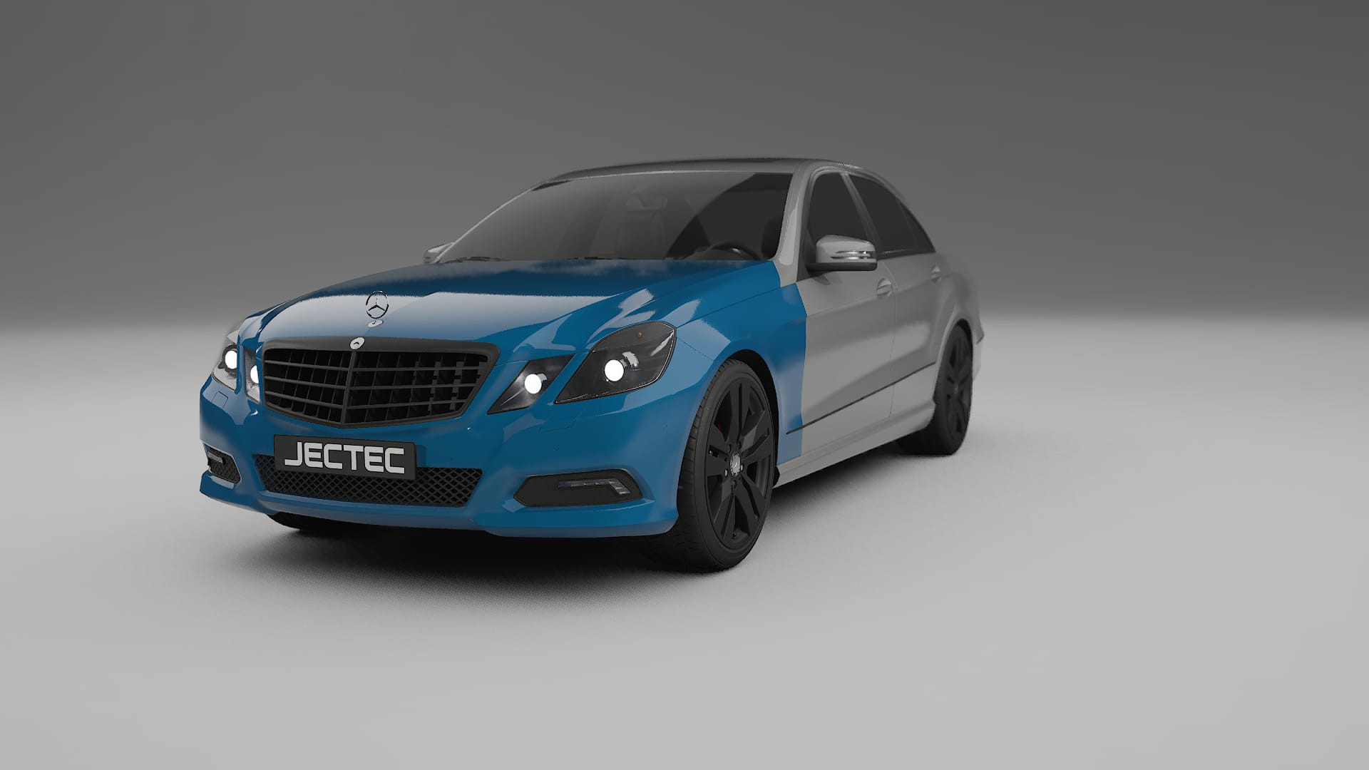 Lakbeschermingsfolie Mercedes E-class sedan W212 Prefacelift | CrystalGuard Transparante Volledige PPF Voorgevormde Set