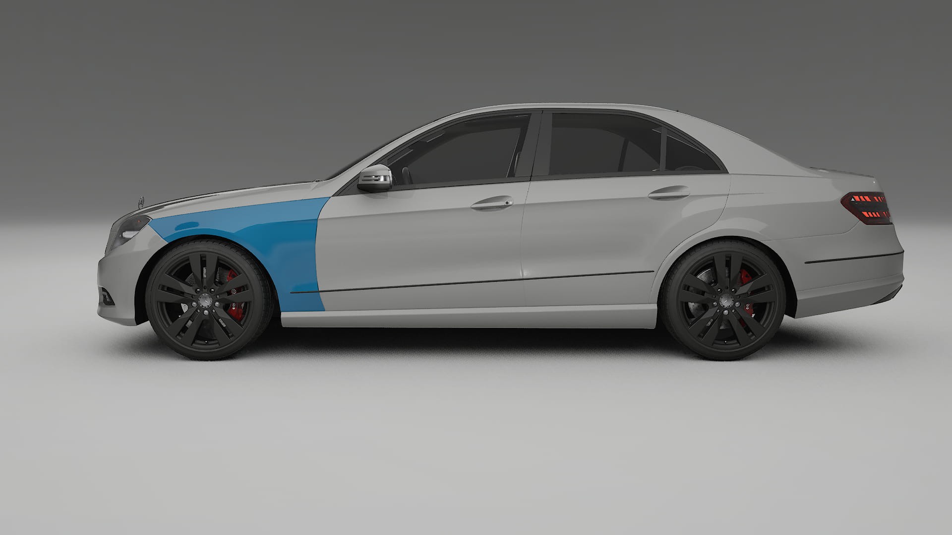 Lakbeschermingsfolie Mercedes E-class sedan W212 Prefacelift | CrystalGuard Transparante Volledige PPF Voorgevormde Set