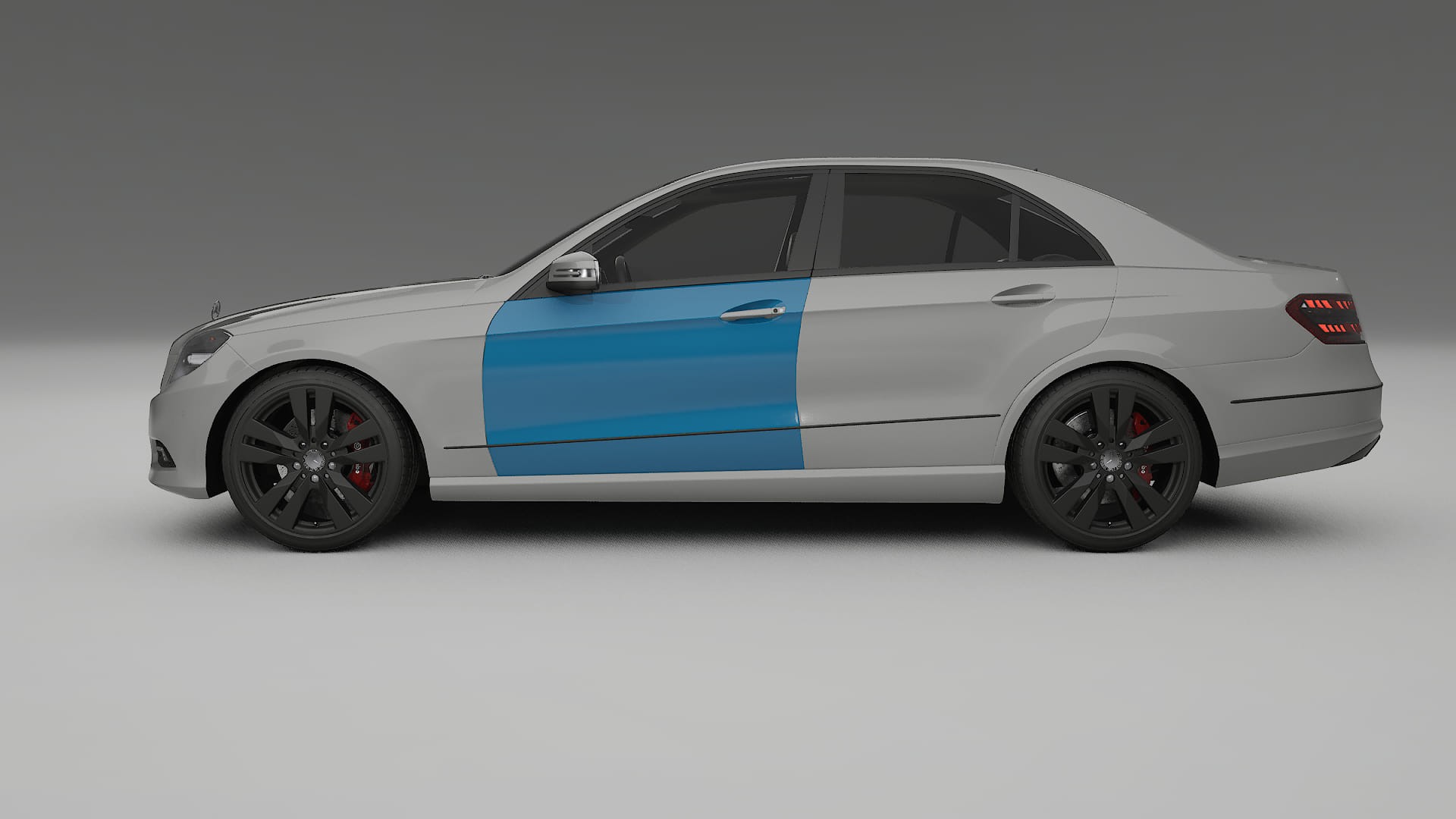 Lakbeschermingsfolie Mercedes E-class sedan W212 Prefacelift | CrystalGuard Transparante Volledige PPF Voorgevormde Set