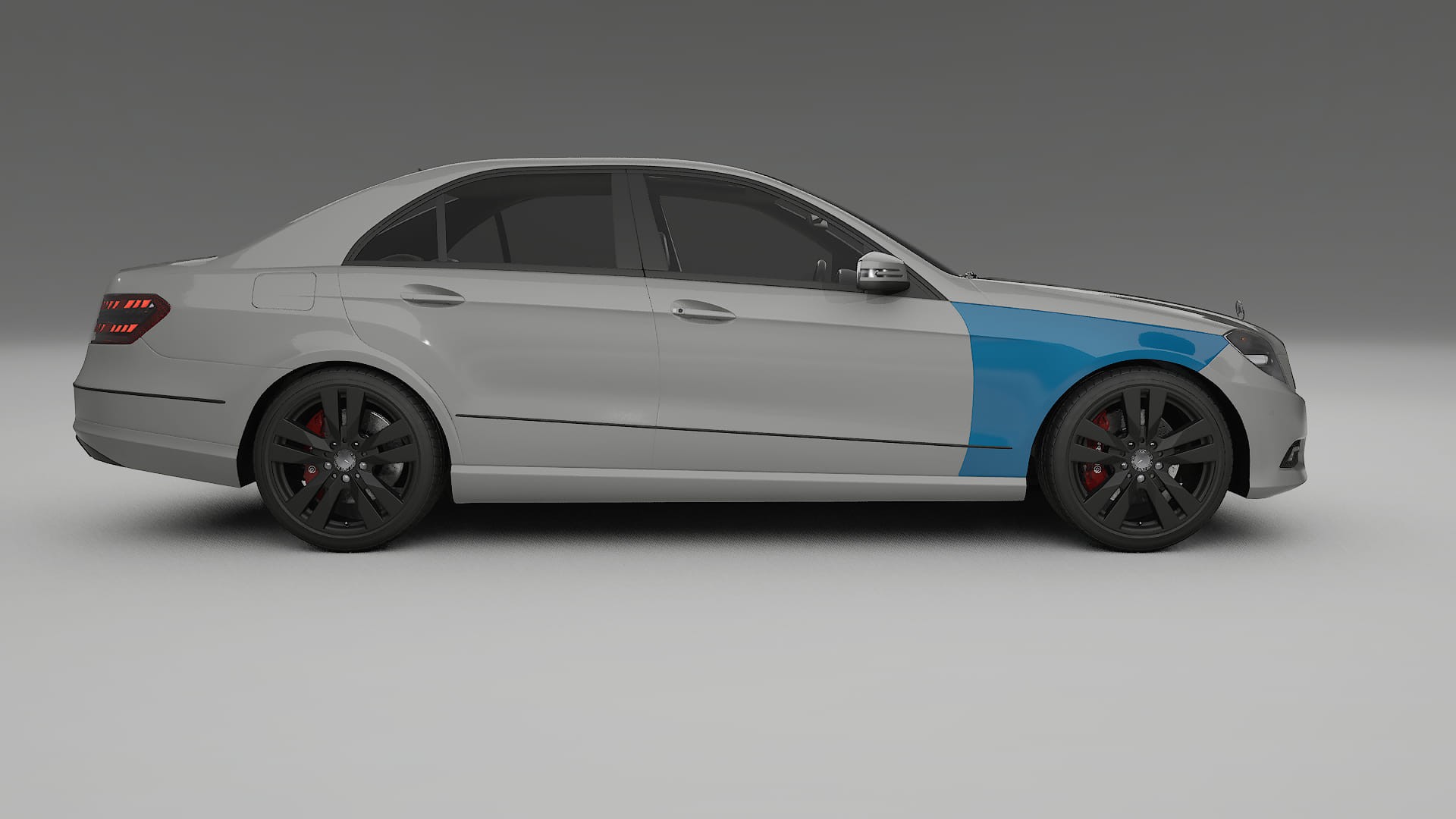 Lakbeschermingsfolie Mercedes E-class sedan W212 Prefacelift | CrystalGuard Transparante Volledige PPF Voorgevormde Set