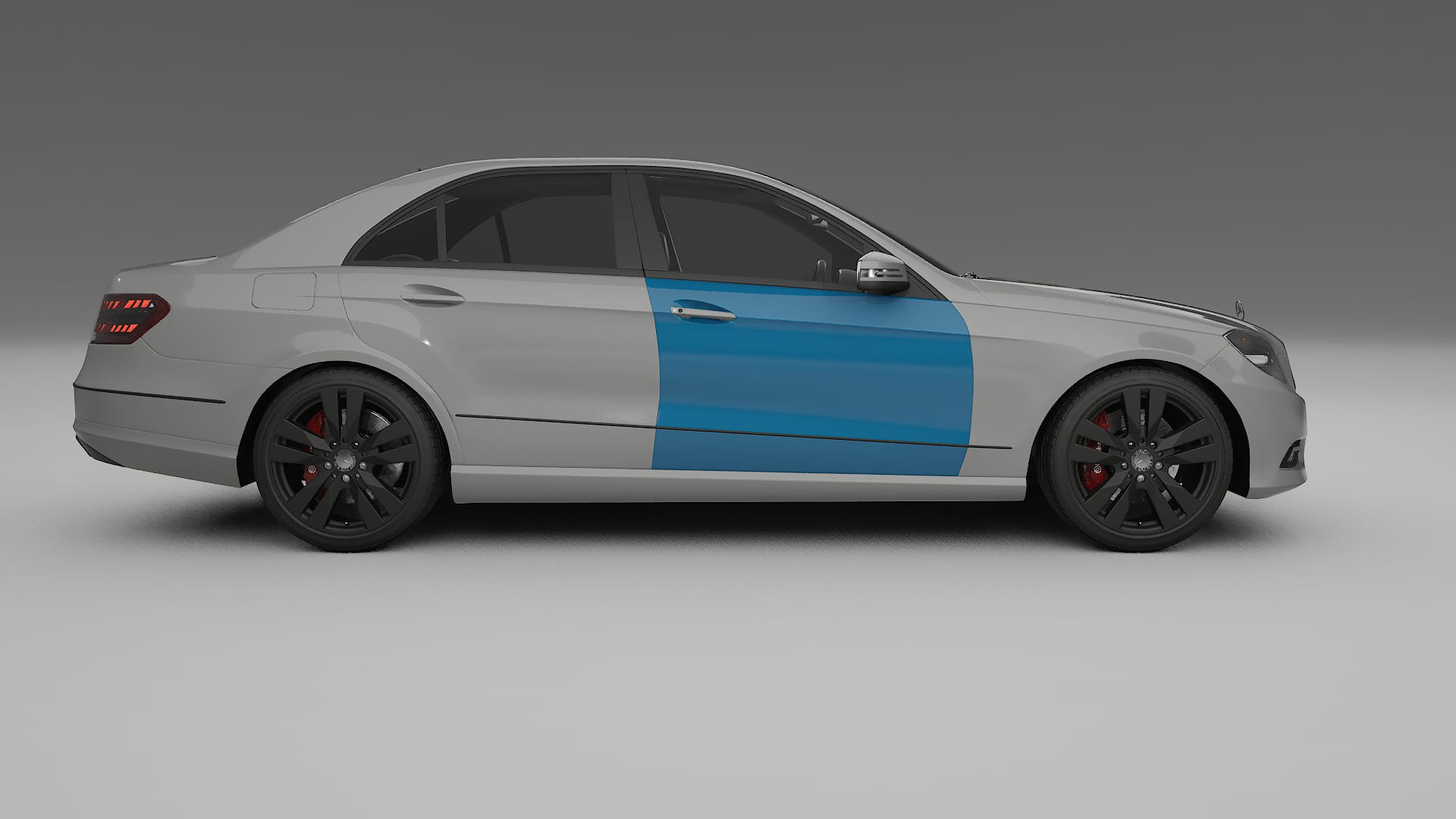 Lakbeschermingsfolie Mercedes E-class sedan W212 Prefacelift | CrystalGuard Transparante Volledige PPF Voorgevormde Set