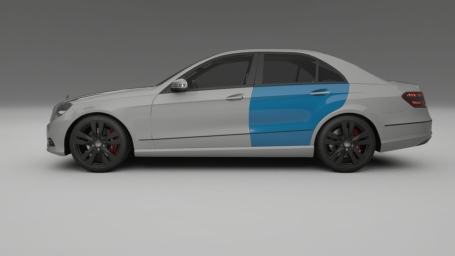 Lakbeschermingsfolie Mercedes E-class sedan W212 Prefacelift | CrystalGuard Transparante Volledige PPF Voorgevormde Set