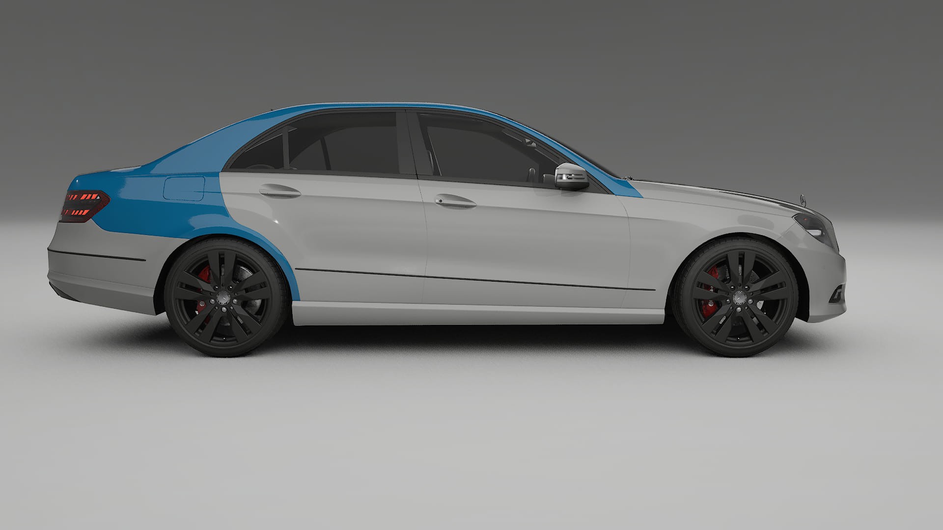 Lakbeschermingsfolie Mercedes E-class sedan W212 Prefacelift | CrystalGuard Transparante Volledige PPF Voorgevormde Set