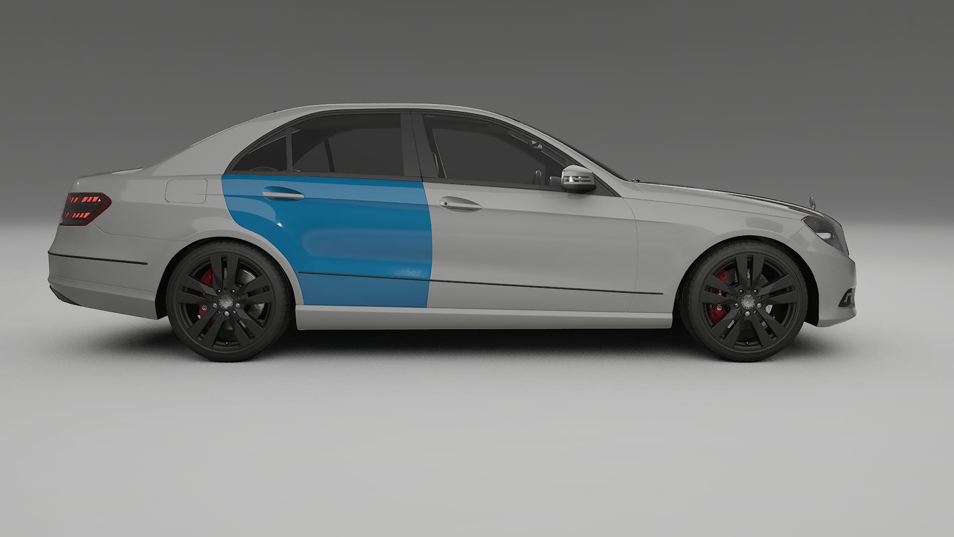 Lakbeschermingsfolie Mercedes E-class sedan W212 Prefacelift | CrystalGuard Transparante Volledige PPF Voorgevormde Set