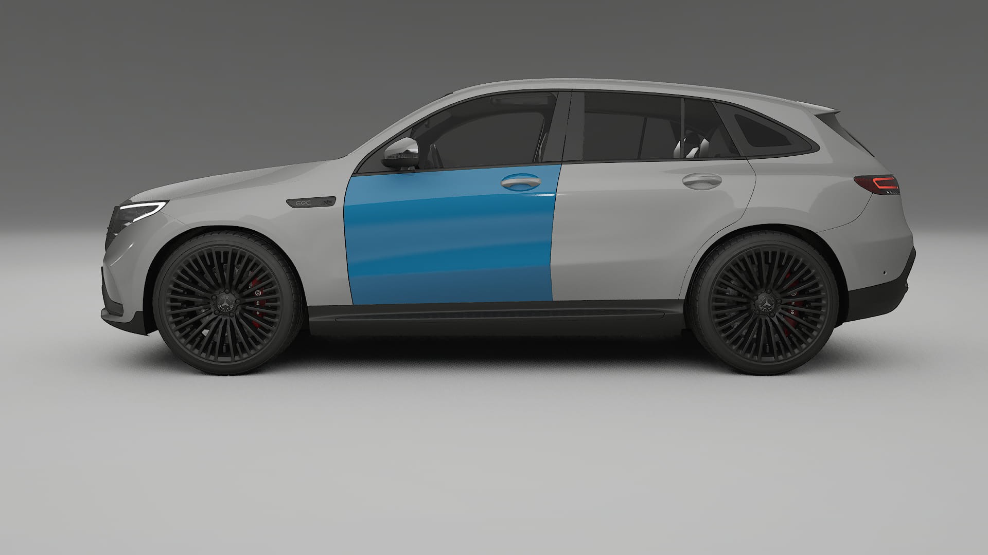 Lakbeschermingsfolie Mercedes EQC AMG | CrystalGuard Transparante Volledige PPF Voorgevormde Set