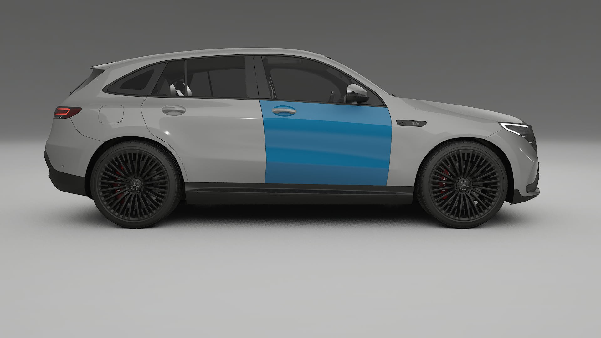 Lakbeschermingsfolie Mercedes EQC AMG | CrystalGuard Transparante Volledige PPF Voorgevormde Set