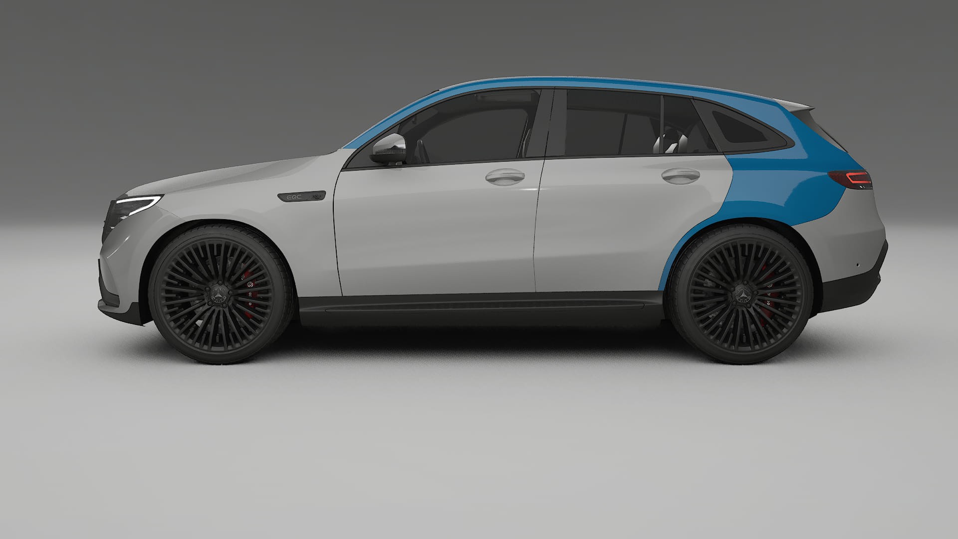 Lakbeschermingsfolie Mercedes EQC AMG | CrystalGuard Transparante Volledige PPF Voorgevormde Set