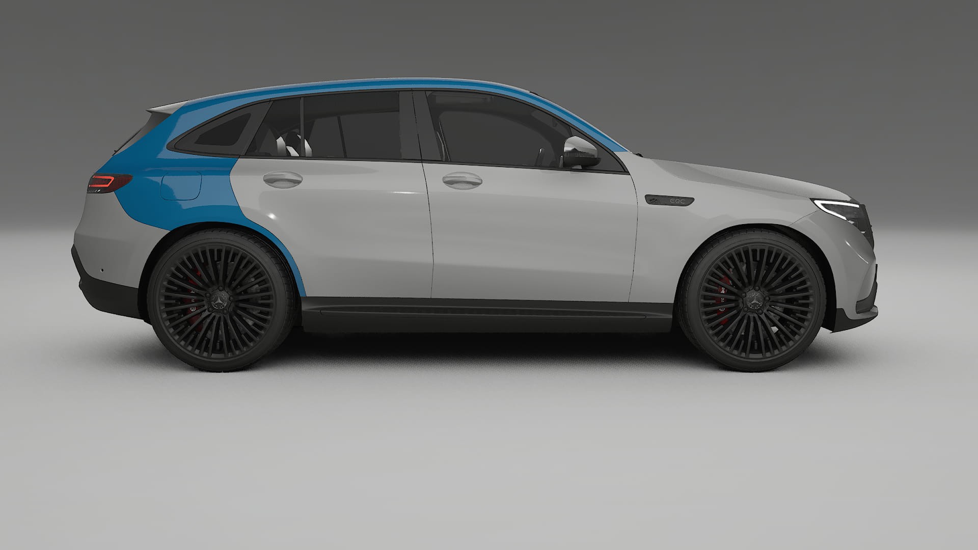 Lakbeschermingsfolie Mercedes EQC AMG | CrystalGuard Transparante Volledige PPF Voorgevormde Set