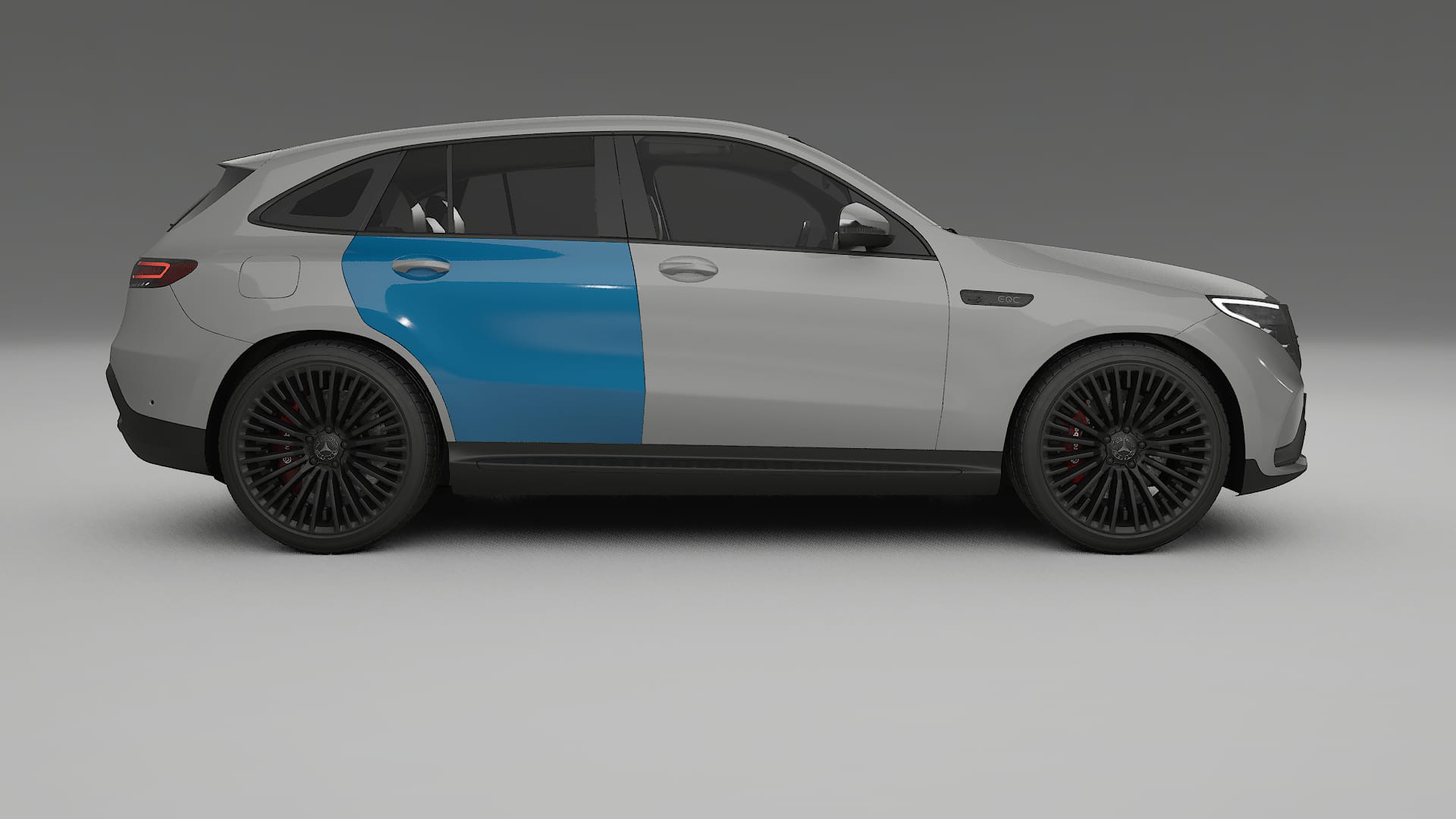 Lakbeschermingsfolie Mercedes EQC AMG | CrystalGuard Transparante Volledige PPF Voorgevormde Set