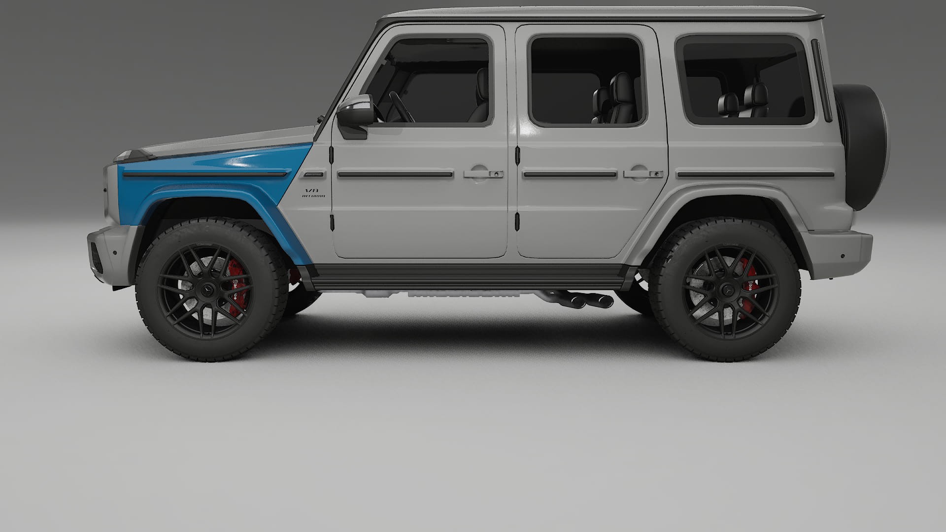 Lakbeschermingsfolie Mercedes G63 AMG W463A | CrystalGuard Transparante Volledige PPF Voorgevormde Set