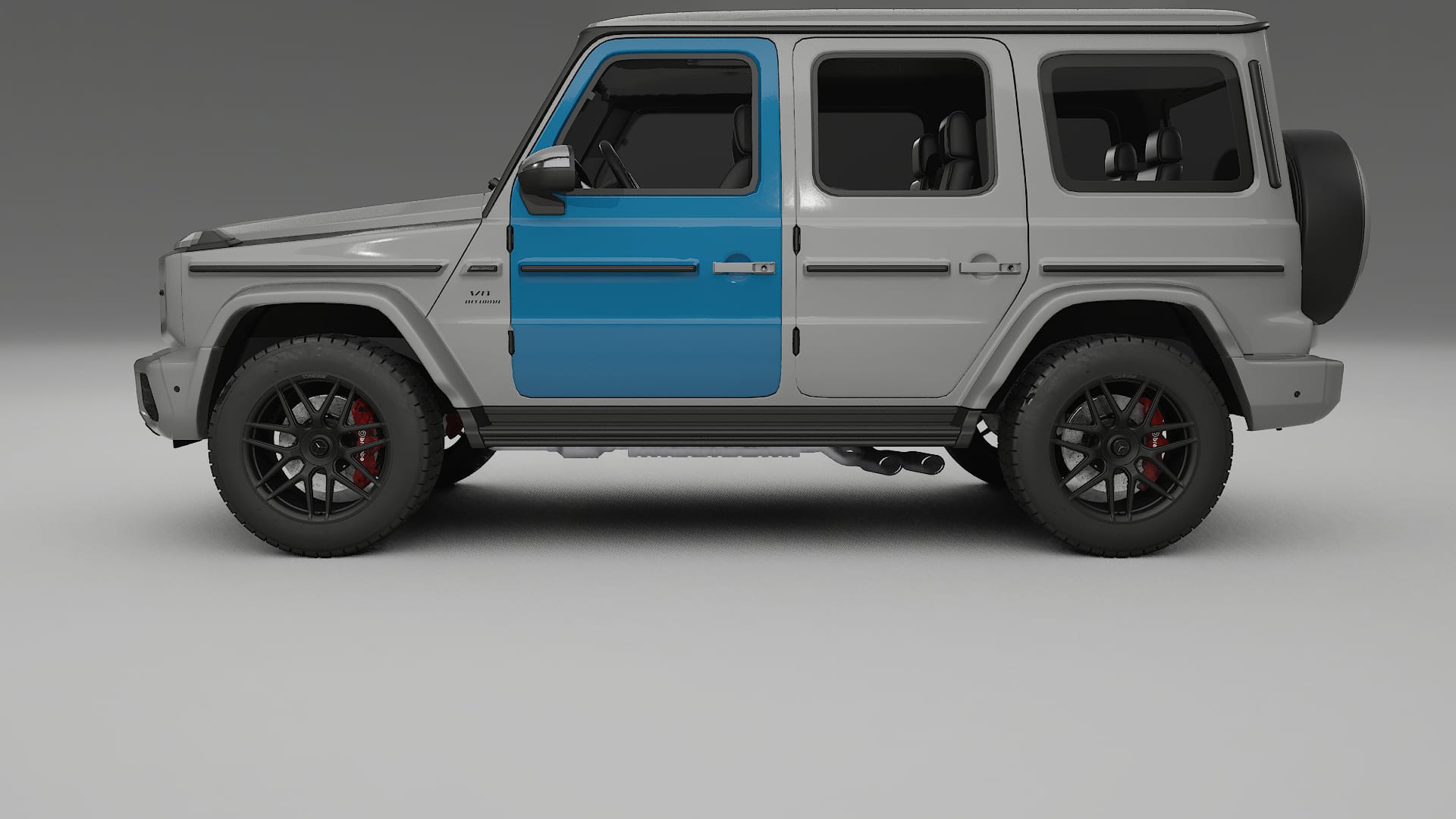 Lakbeschermingsfolie Mercedes G63 AMG W463A | CrystalGuard Transparante Volledige PPF Voorgevormde Set