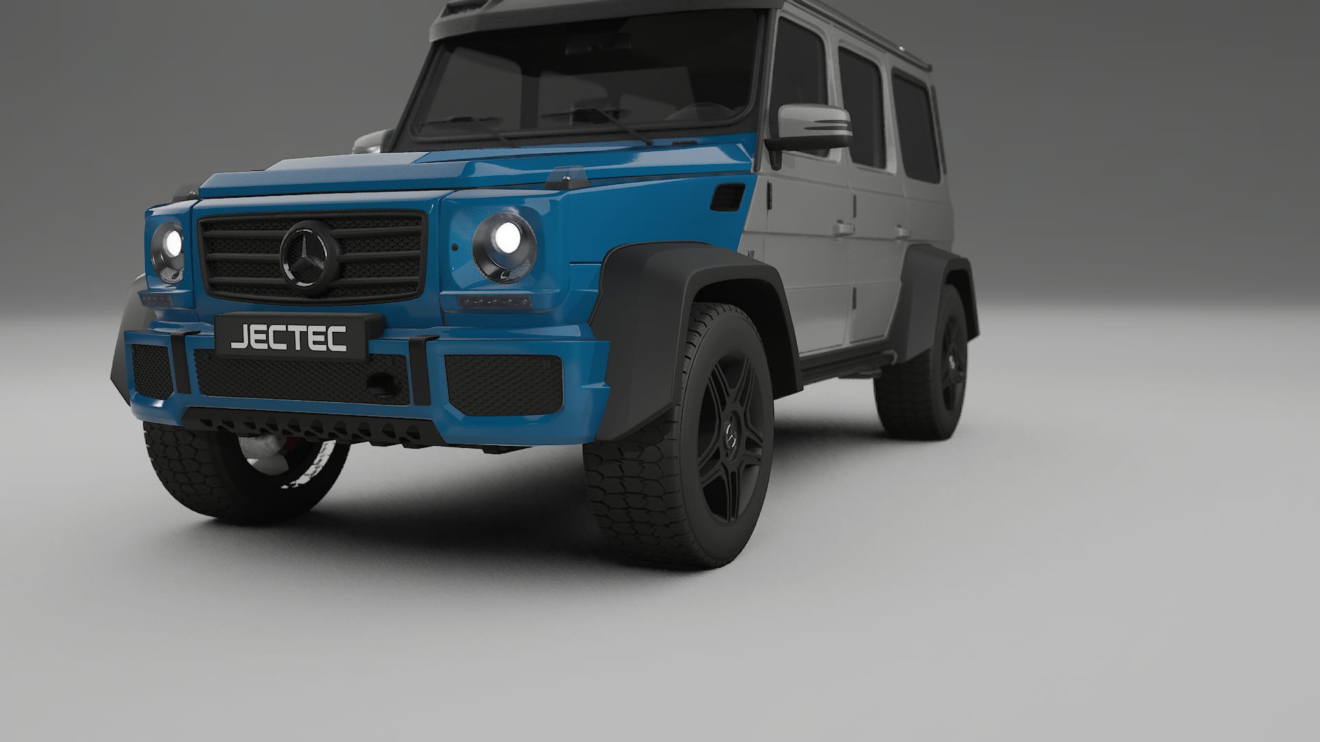 Lakbeschermingsfolie Mercedes G-class 4x4 W463 | CrystalGuard Transparante Volledige PPF Voorgevormde Set