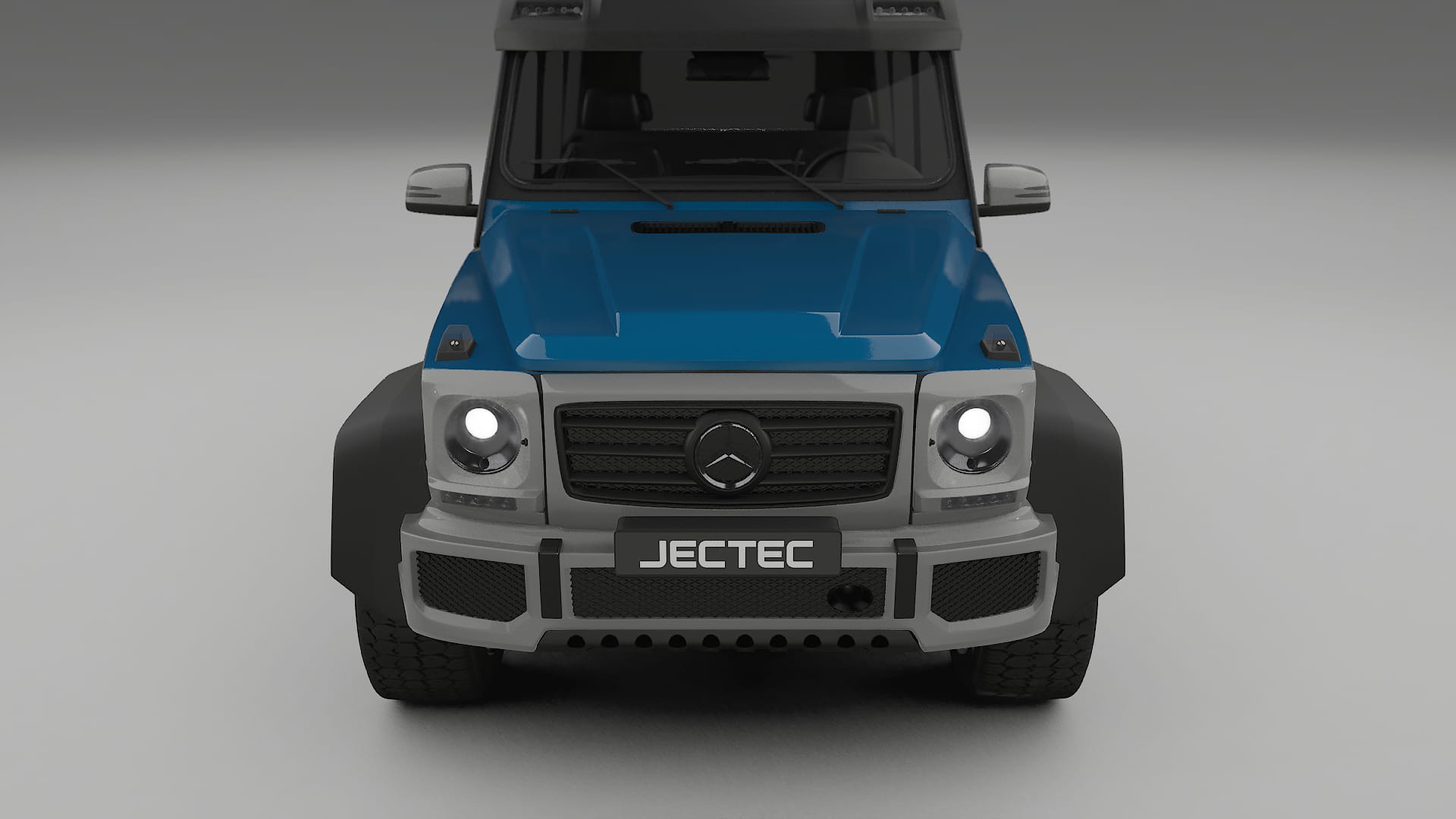 Lakbeschermingsfolie Mercedes G-class 4x4 W463 | CrystalGuard Transparante Volledige PPF Voorgevormde Set