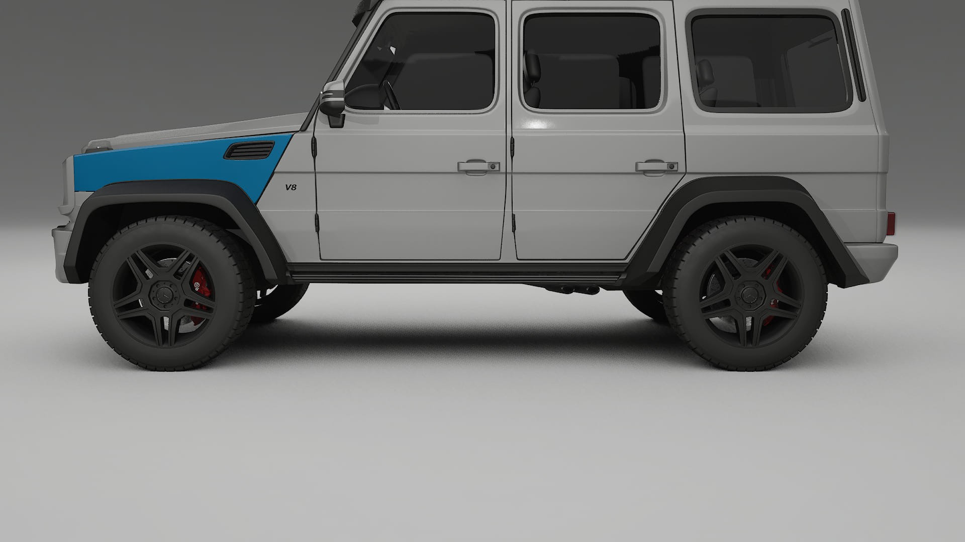 Lakbeschermingsfolie Mercedes G-class 4x4 W463 | CrystalGuard Transparante Volledige PPF Voorgevormde Set