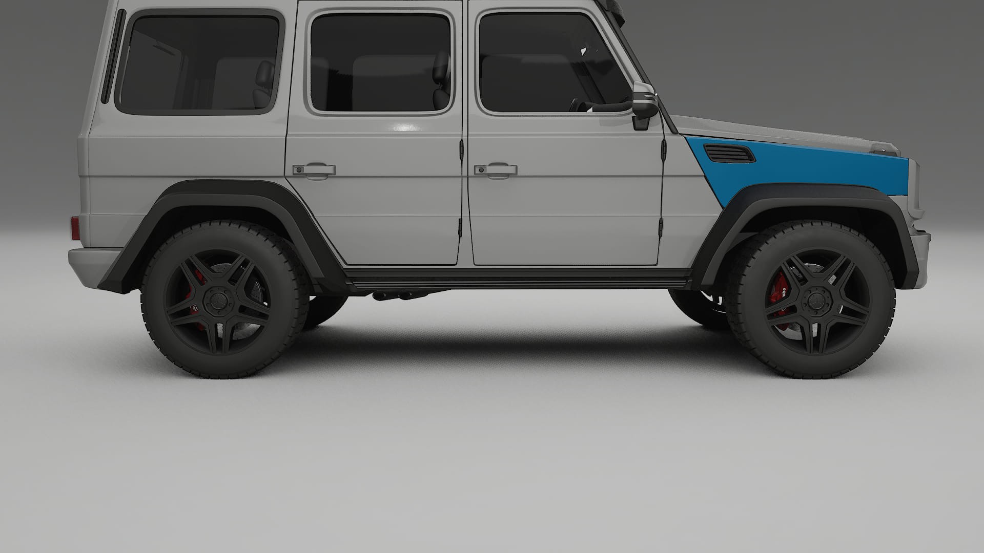 Lakbeschermingsfolie Mercedes G-class 4x4 W463 | CrystalGuard Transparante Volledige PPF Voorgevormde Set