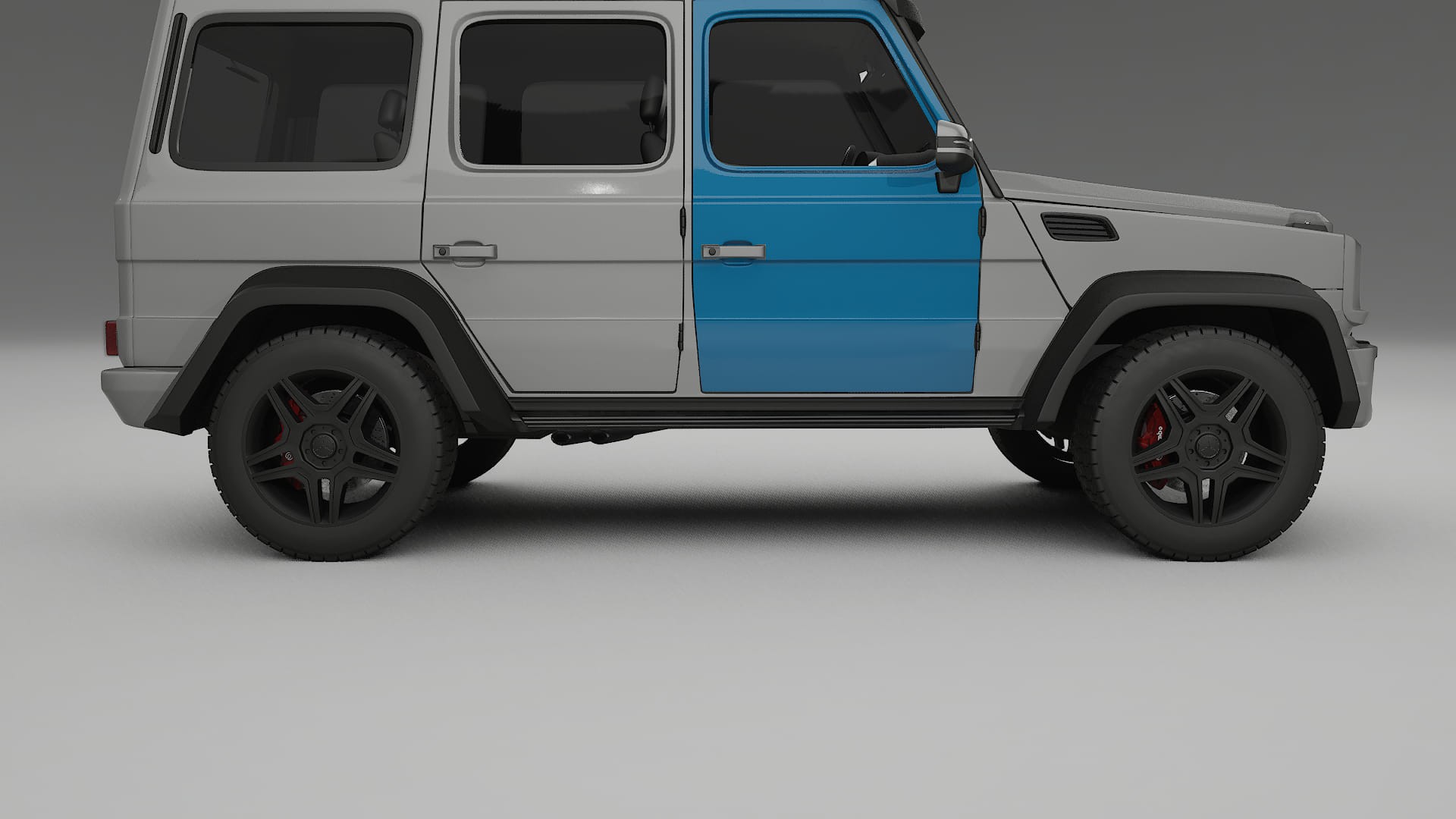 Lakbeschermingsfolie Mercedes G-class 4x4 W463 | CrystalGuard Transparante Volledige PPF Voorgevormde Set