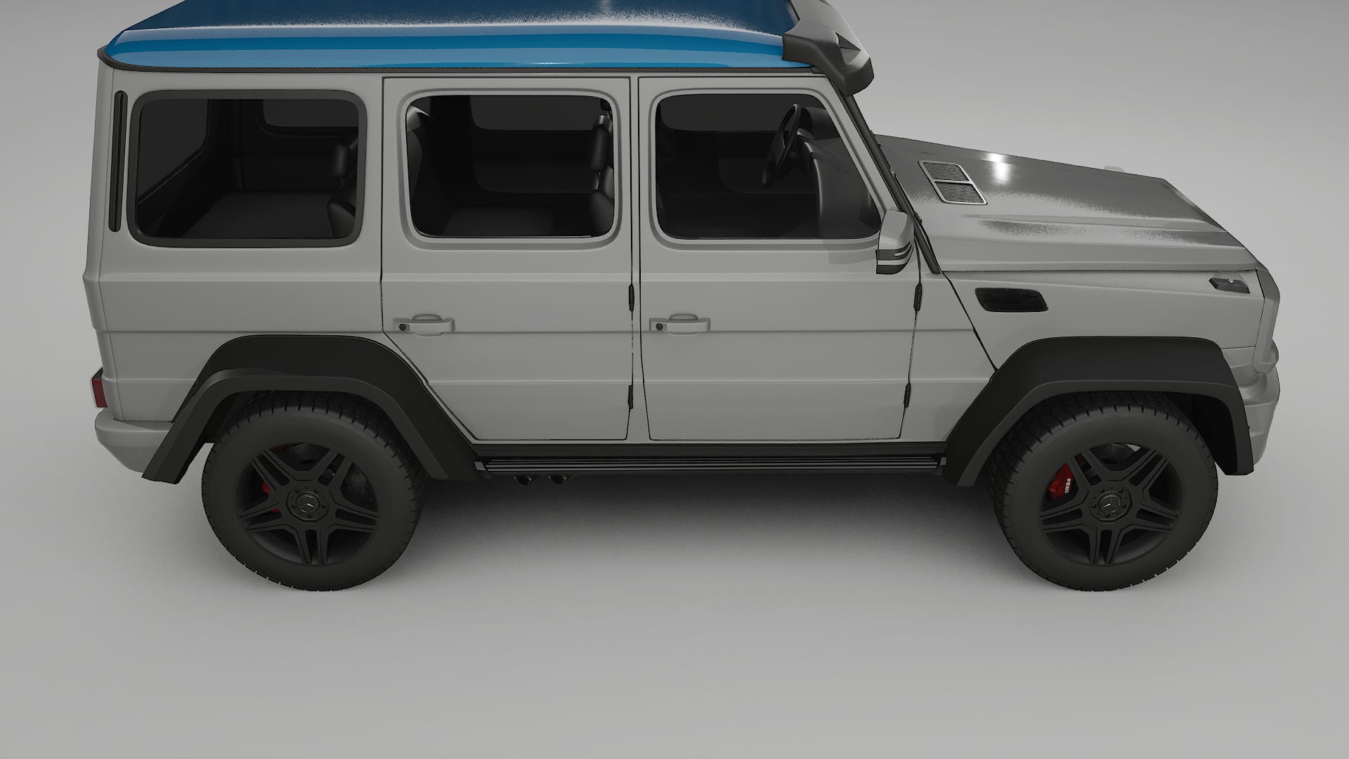 Lakbeschermingsfolie Mercedes G-class 4x4 W463 | CrystalGuard Transparante Volledige PPF Voorgevormde Set
