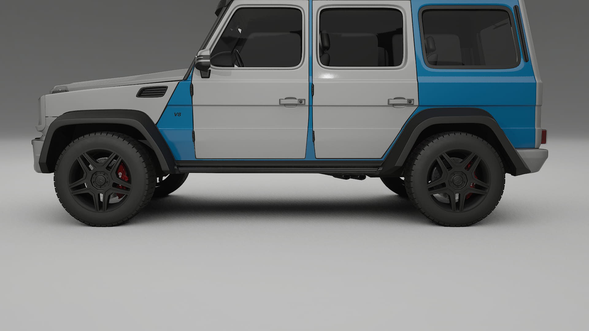 Lakbeschermingsfolie Mercedes G-class 4x4 W463 | CrystalGuard Transparante Volledige PPF Voorgevormde Set