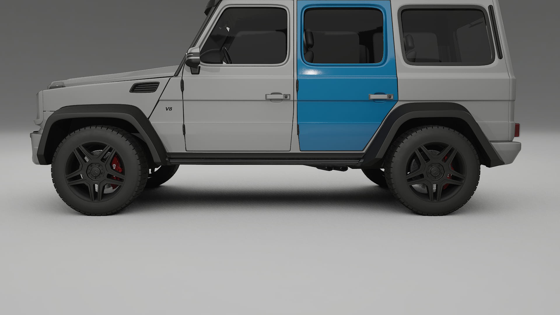 Lakbeschermingsfolie Mercedes G-class 4x4 W463 | CrystalGuard Transparante Volledige PPF Voorgevormde Set