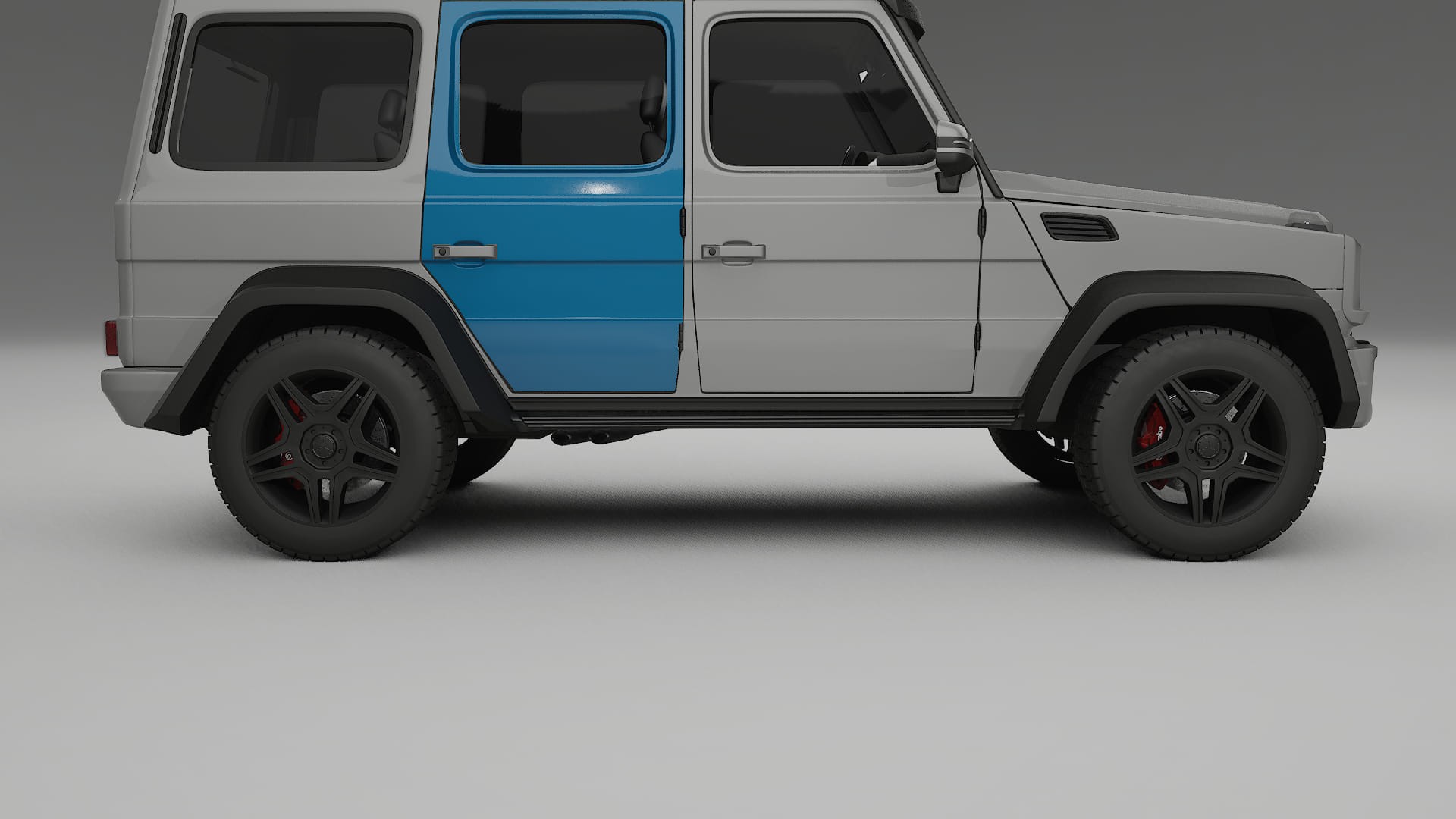 Lakbeschermingsfolie Mercedes G-class 4x4 W463 | CrystalGuard Transparante Volledige PPF Voorgevormde Set