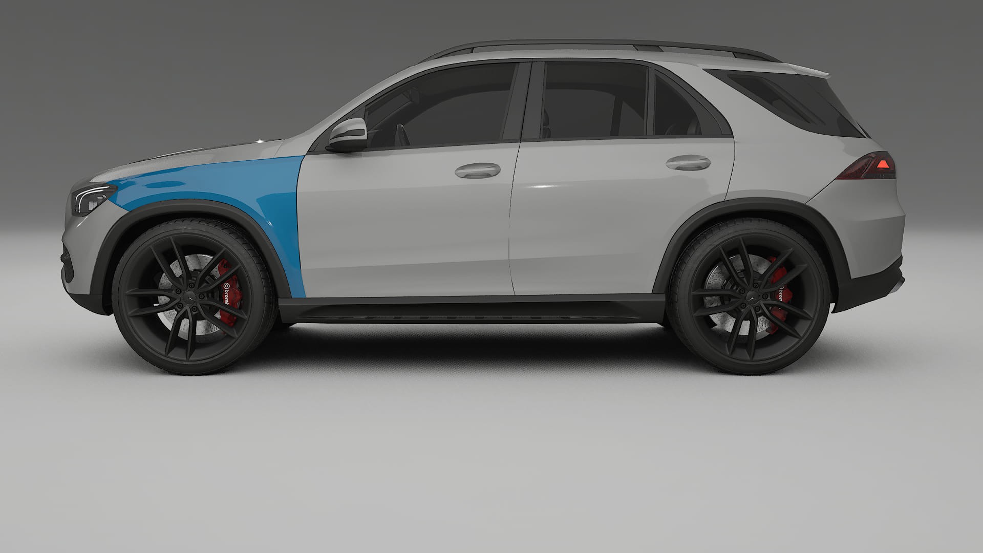 Lakbeschermingsfolie Mercedes GLE W167 | CrystalGuard Transparante Volledige PPF Voorgevormde Set