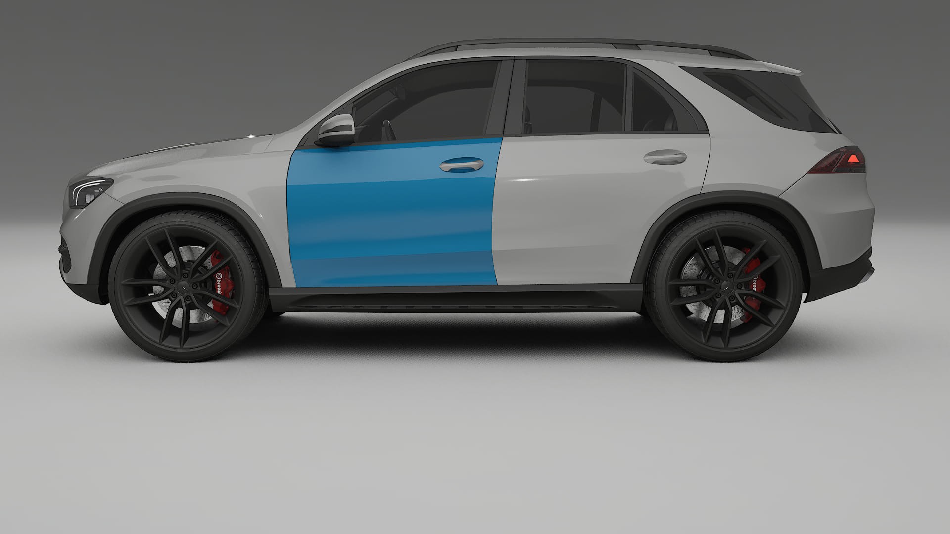 Lakbeschermingsfolie Mercedes GLE W167 | CrystalGuard Transparante Volledige PPF Voorgevormde Set