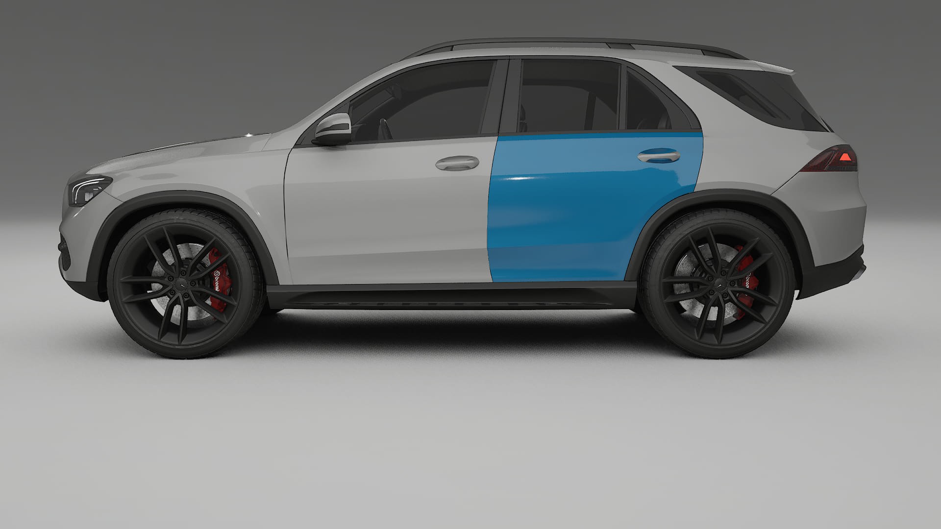 Lakbeschermingsfolie Mercedes GLE W167 | CrystalGuard Transparante Volledige PPF Voorgevormde Set