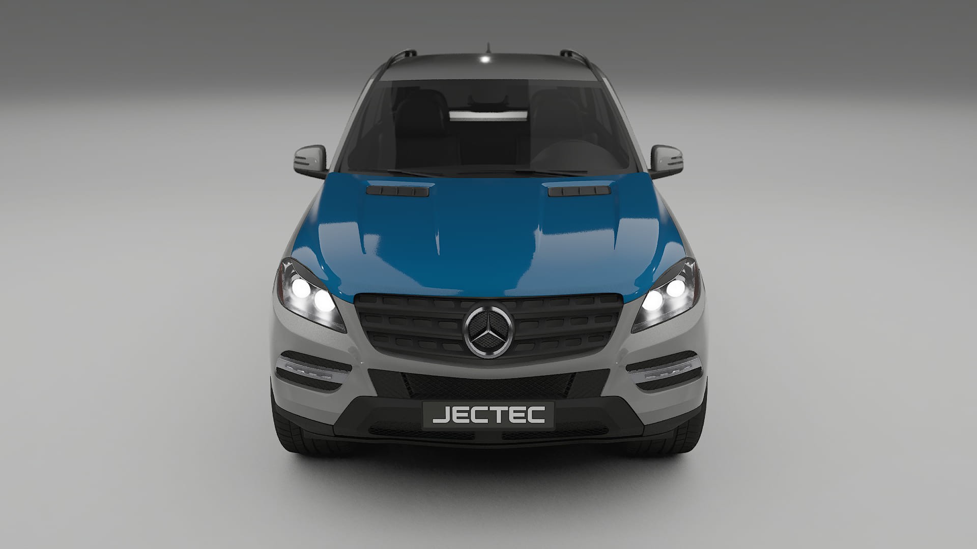 Lakbeschermingsfolie Mercedes M-class W166 | CrystalGuard Transparante Volledige PPF Voorgevormde Set