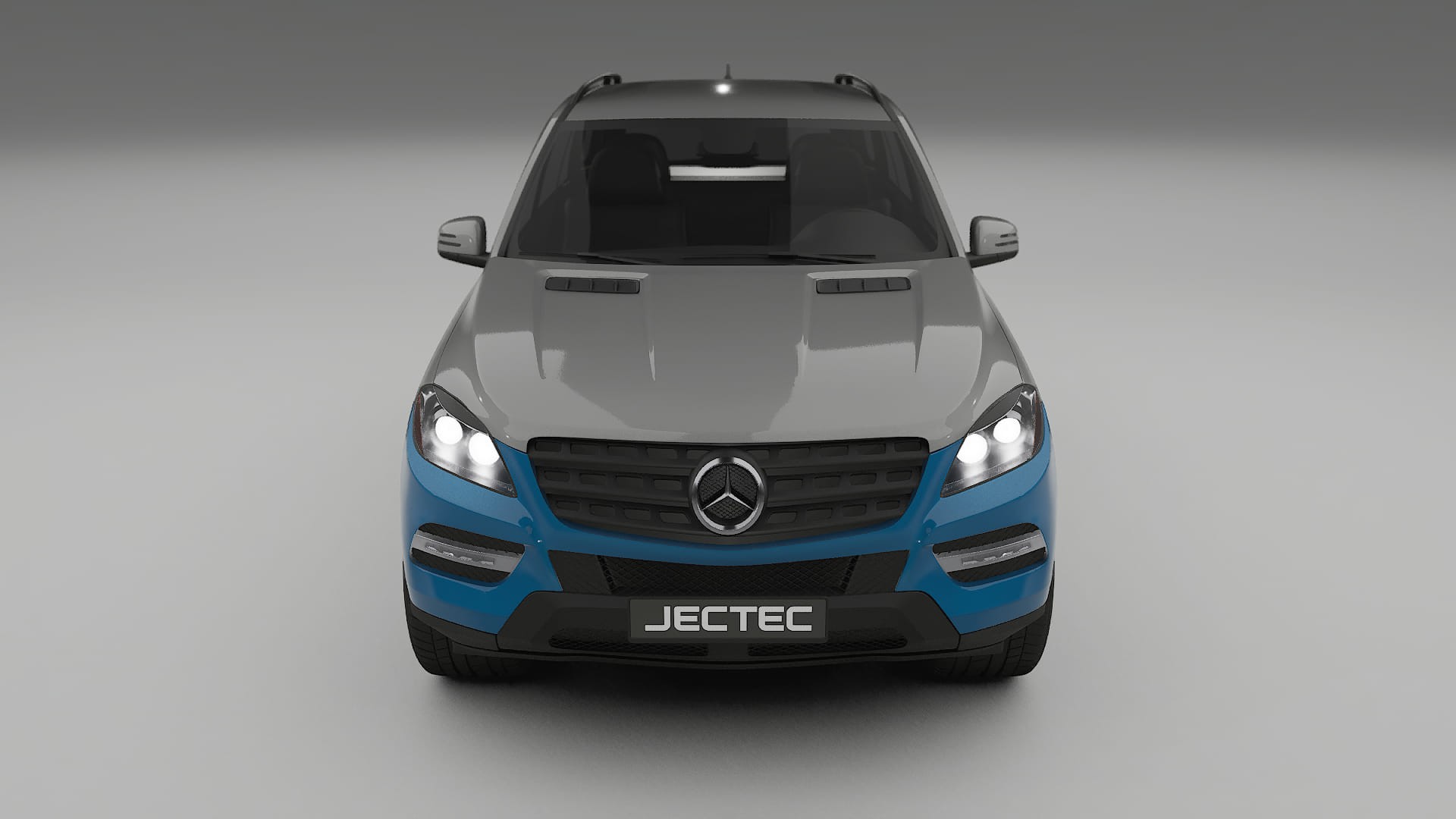 Lakbeschermingsfolie Mercedes M-class W166 | CrystalGuard Transparante Volledige PPF Voorgevormde Set