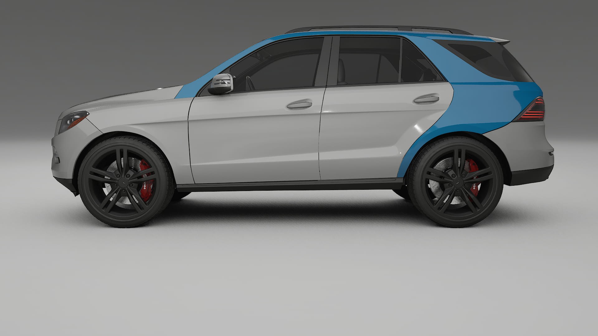 Lakbeschermingsfolie Mercedes M-class W166 | CrystalGuard Transparante Volledige PPF Voorgevormde Set