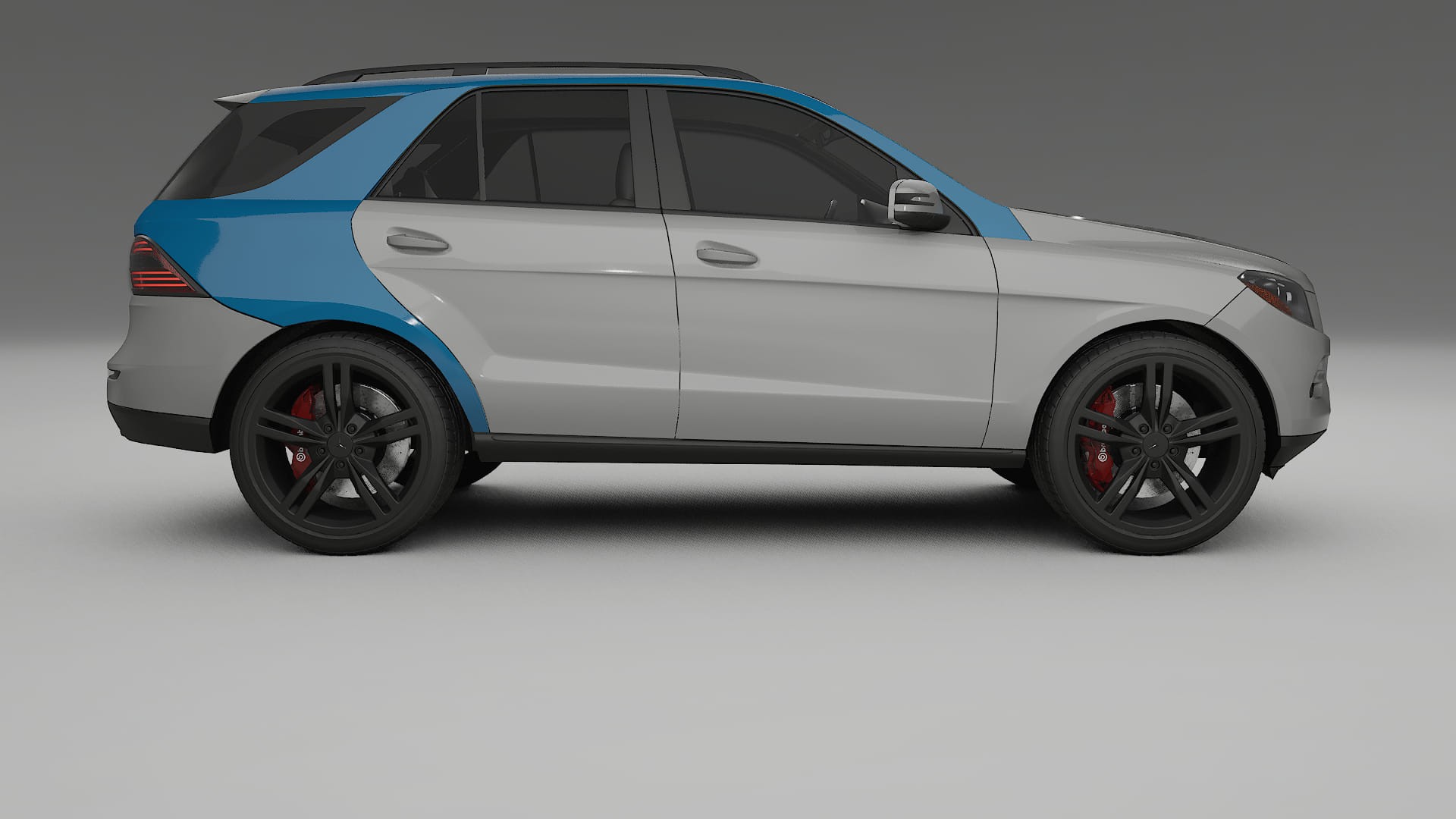 Lakbeschermingsfolie Mercedes M-class W166 | CrystalGuard Transparante Volledige PPF Voorgevormde Set