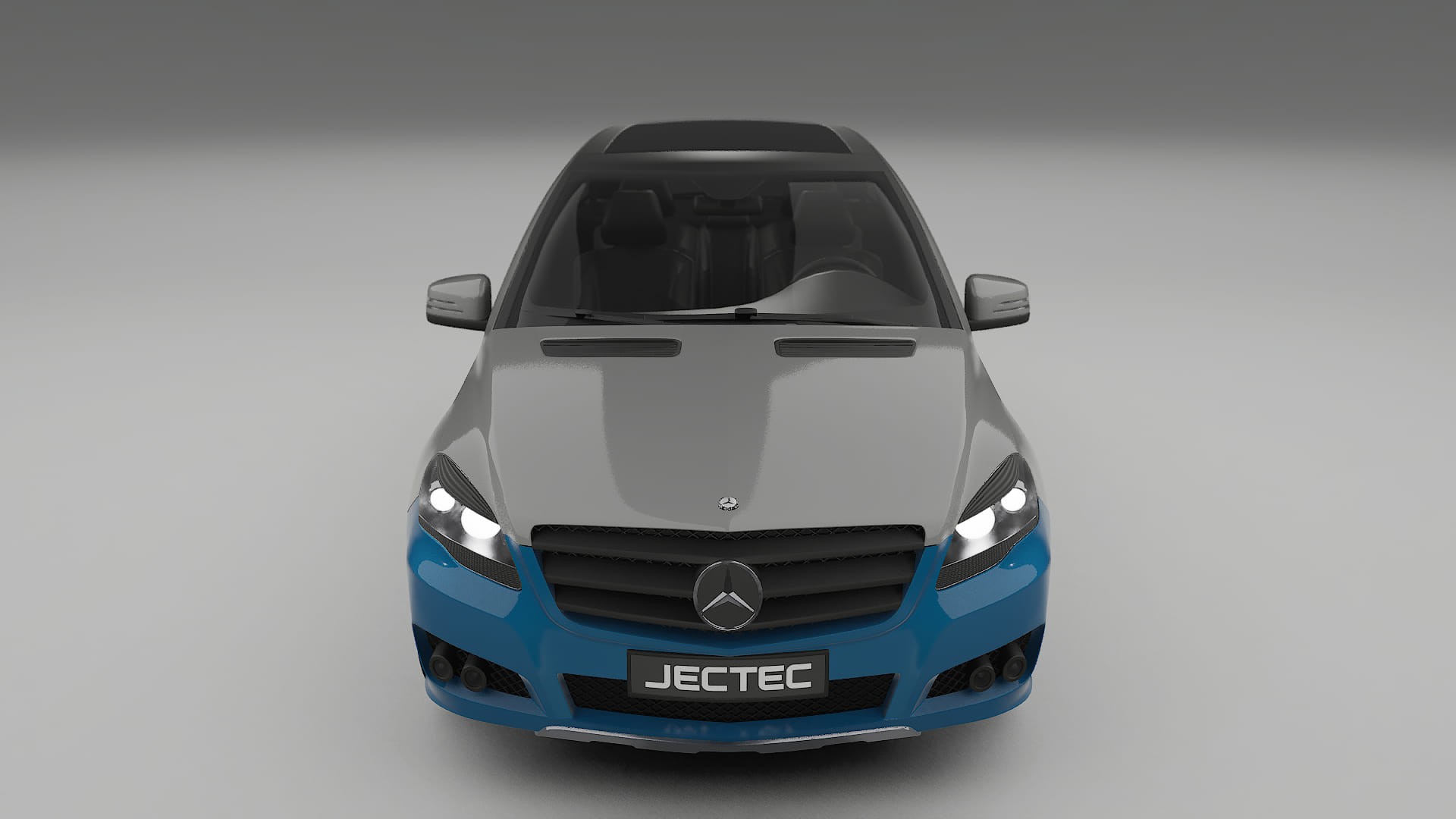 Lakbeschermingsfolie Mercedes R-class W251 facelift | CrystalGuard Transparante Volledige PPF Voorgevormde Set