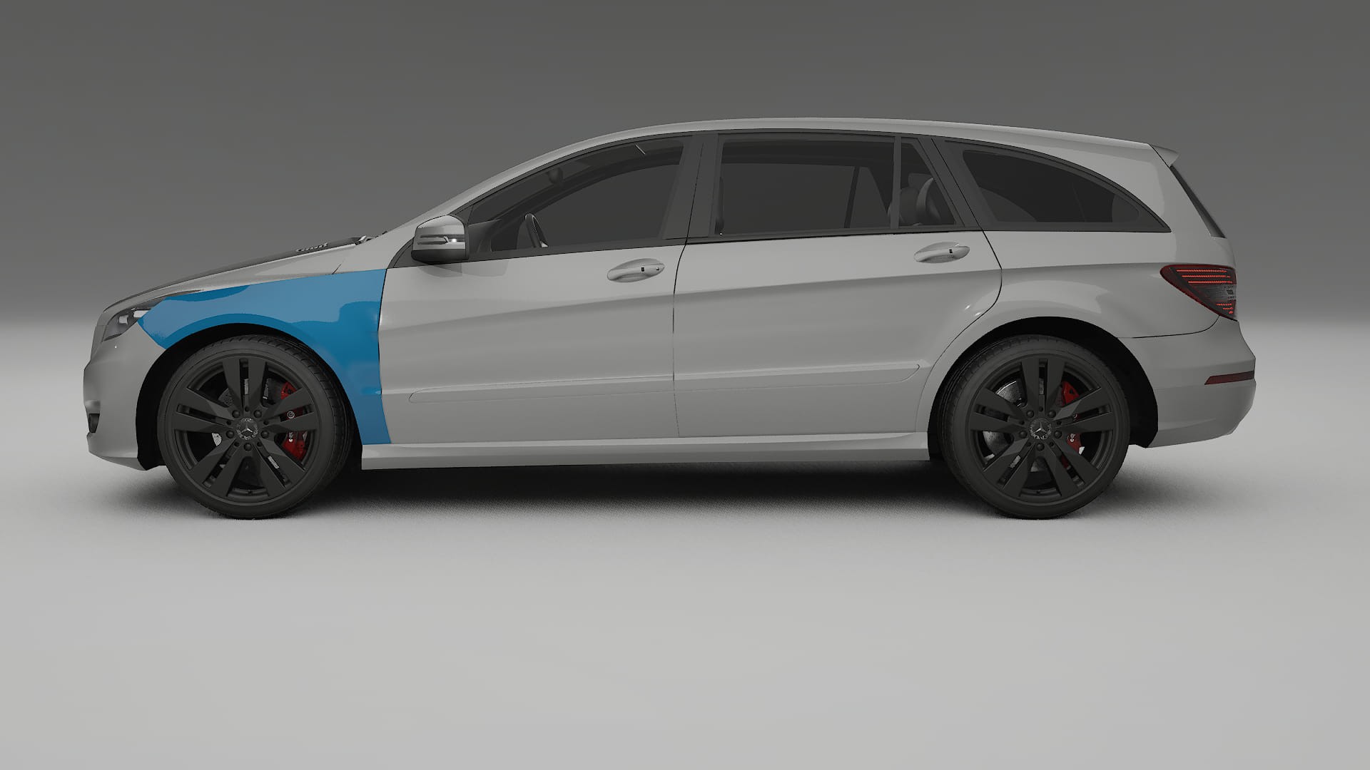 Lakbeschermingsfolie Mercedes R-class W251 facelift | CrystalGuard Transparante Volledige PPF Voorgevormde Set