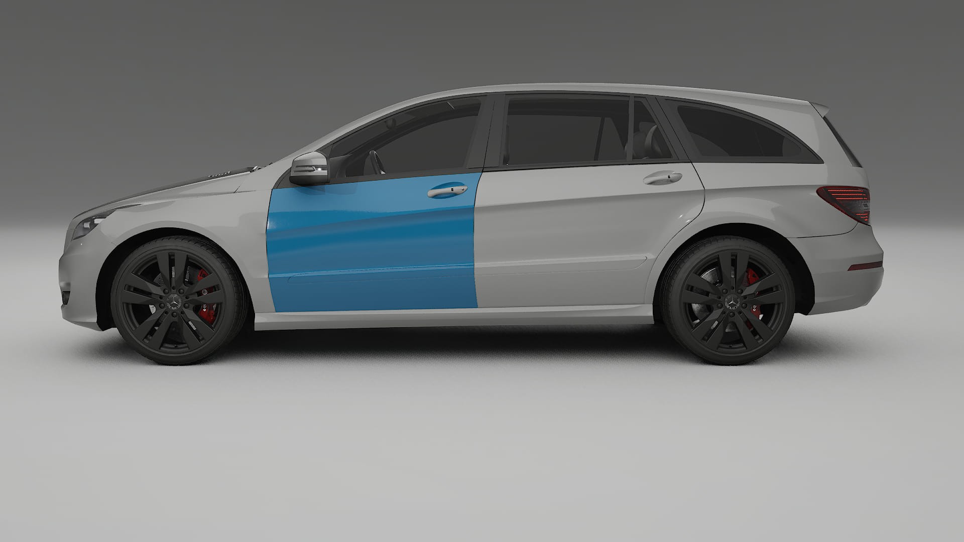 Lakbeschermingsfolie Mercedes R-class W251 facelift | CrystalGuard Transparante Volledige PPF Voorgevormde Set