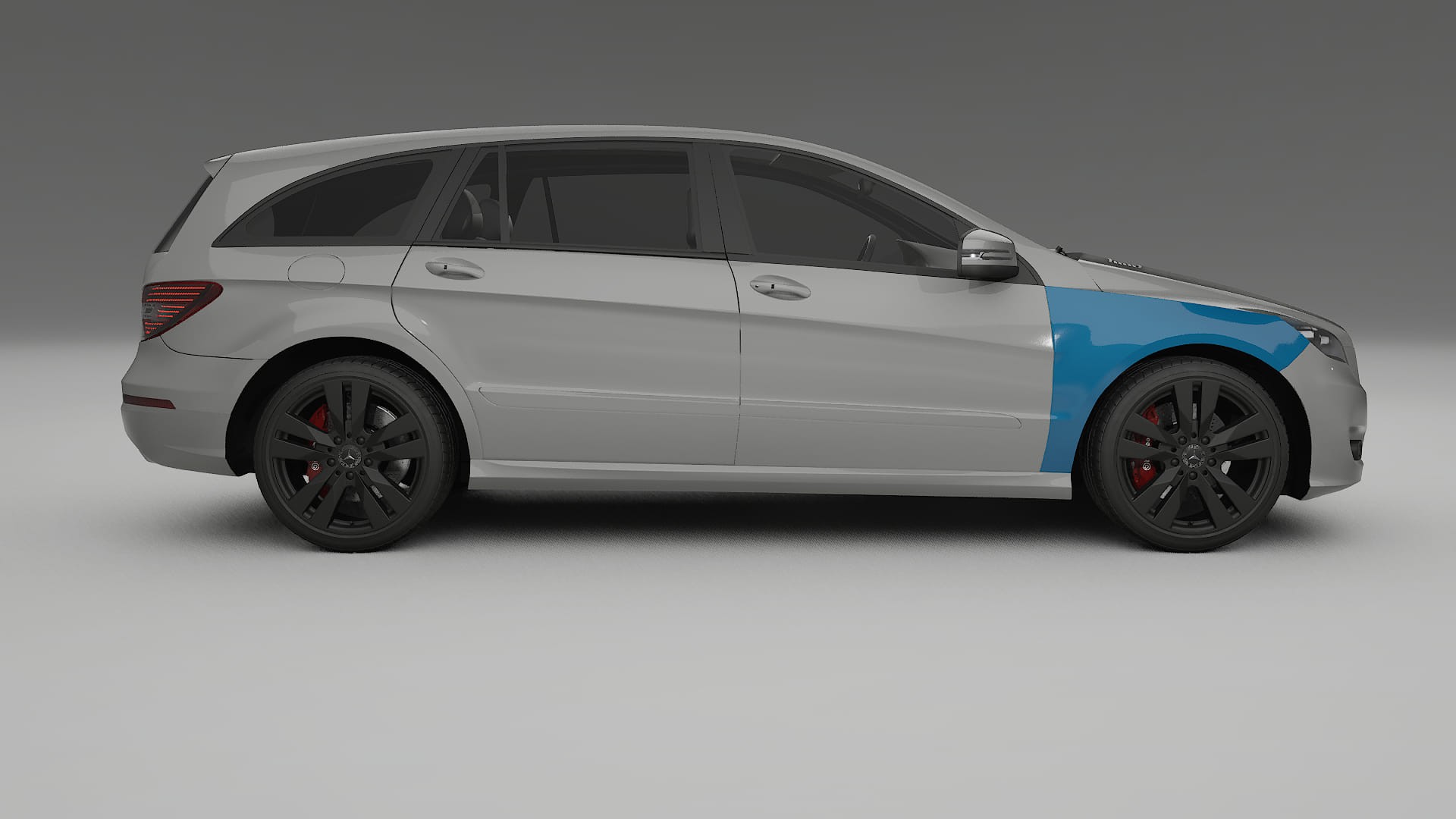 Lakbeschermingsfolie Mercedes R-class W251 facelift | CrystalGuard Transparante Volledige PPF Voorgevormde Set