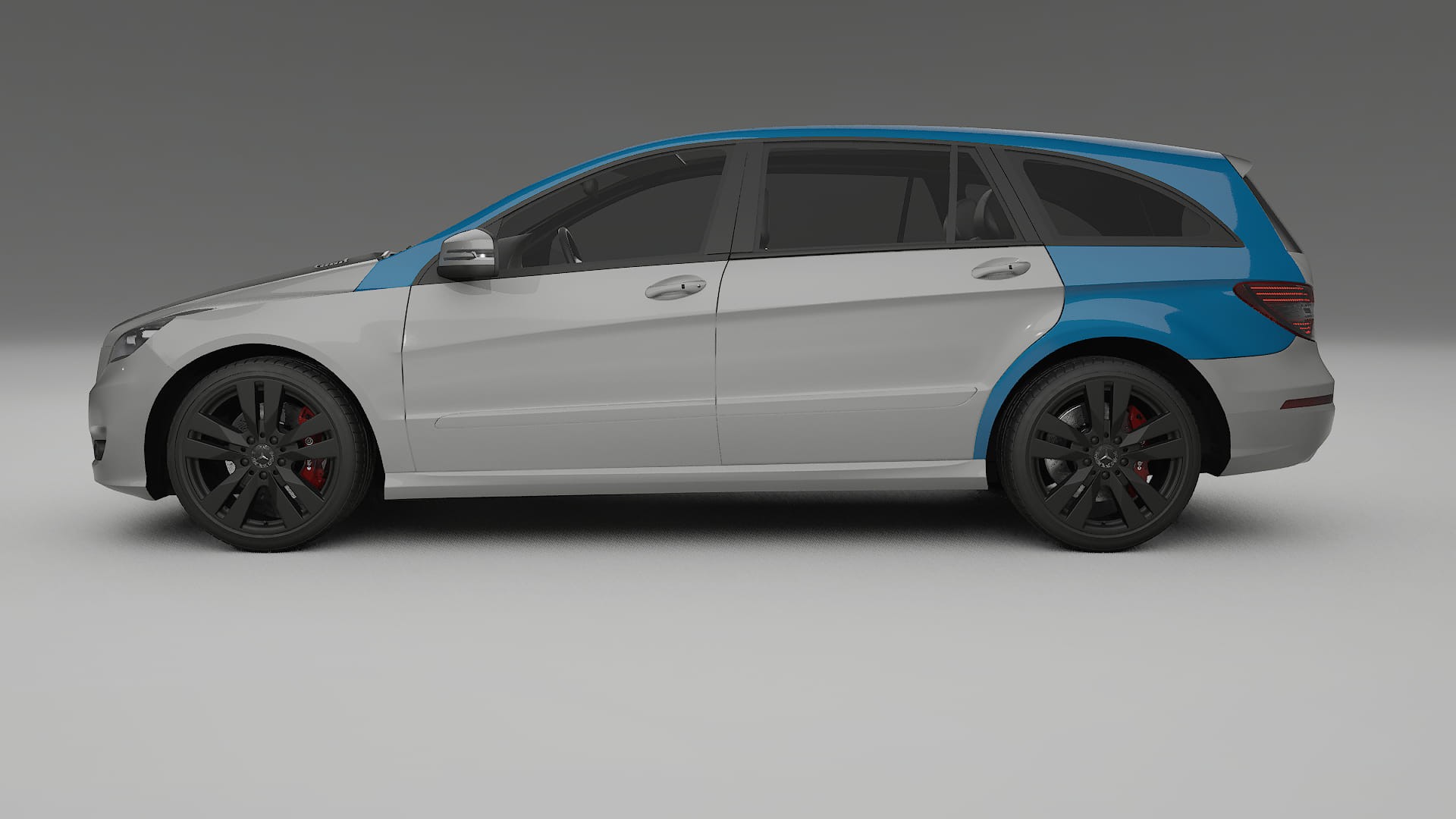 Lakbeschermingsfolie Mercedes R-class W251 facelift | CrystalGuard Transparante Volledige PPF Voorgevormde Set