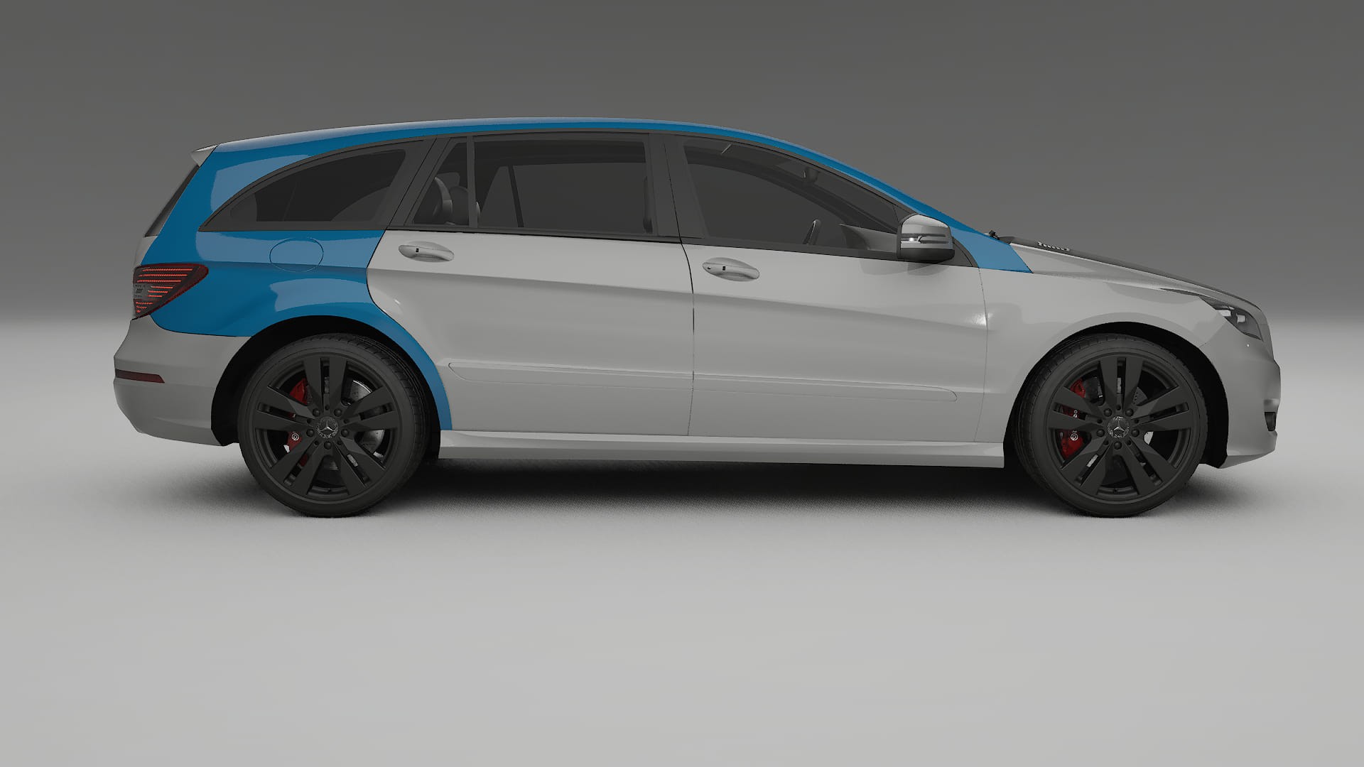 Lakbeschermingsfolie Mercedes R-class W251 facelift | CrystalGuard Transparante Volledige PPF Voorgevormde Set