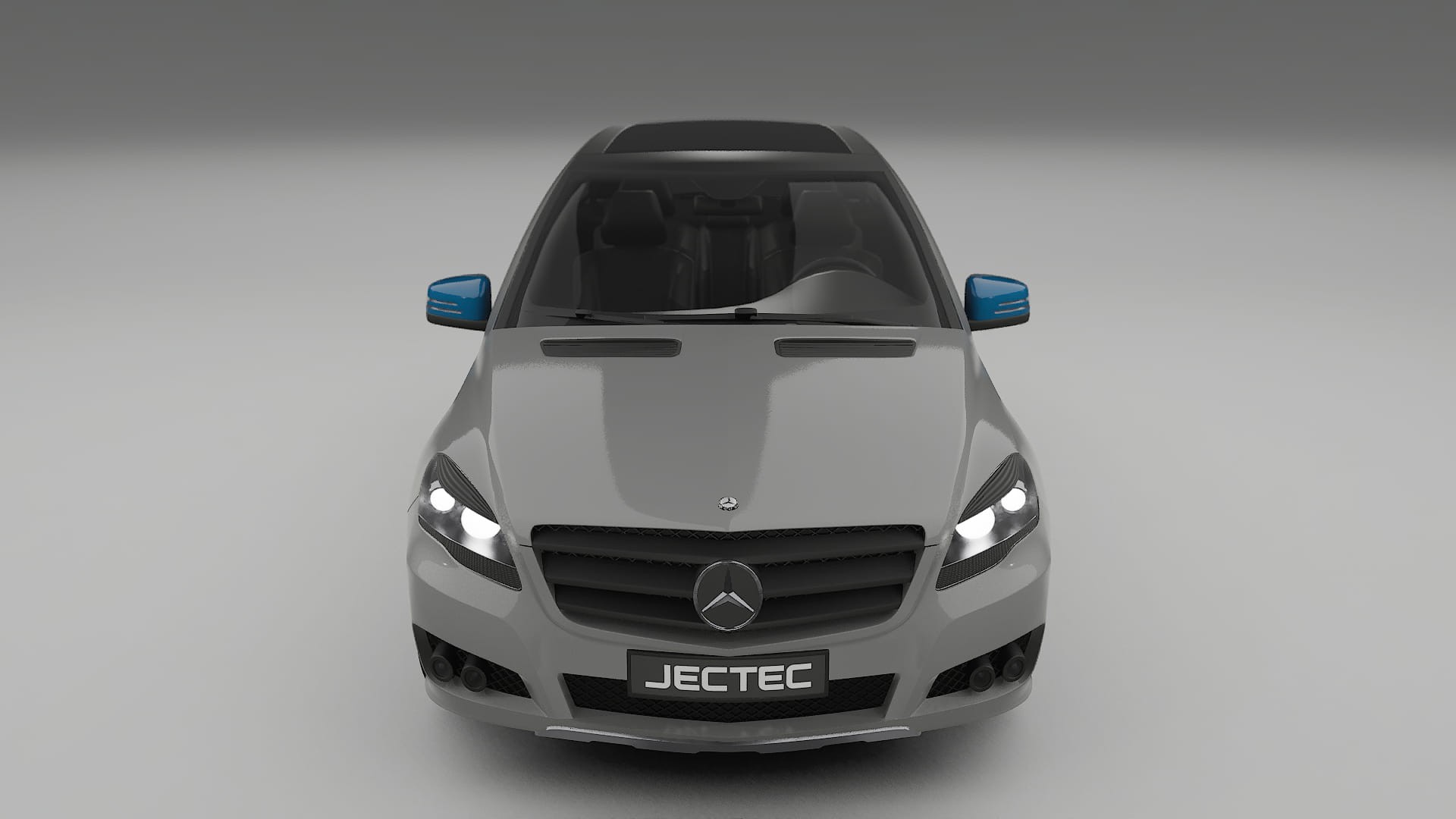 Lakbeschermingsfolie Mercedes R-class W251 facelift | CrystalGuard Transparante Volledige PPF Voorgevormde Set