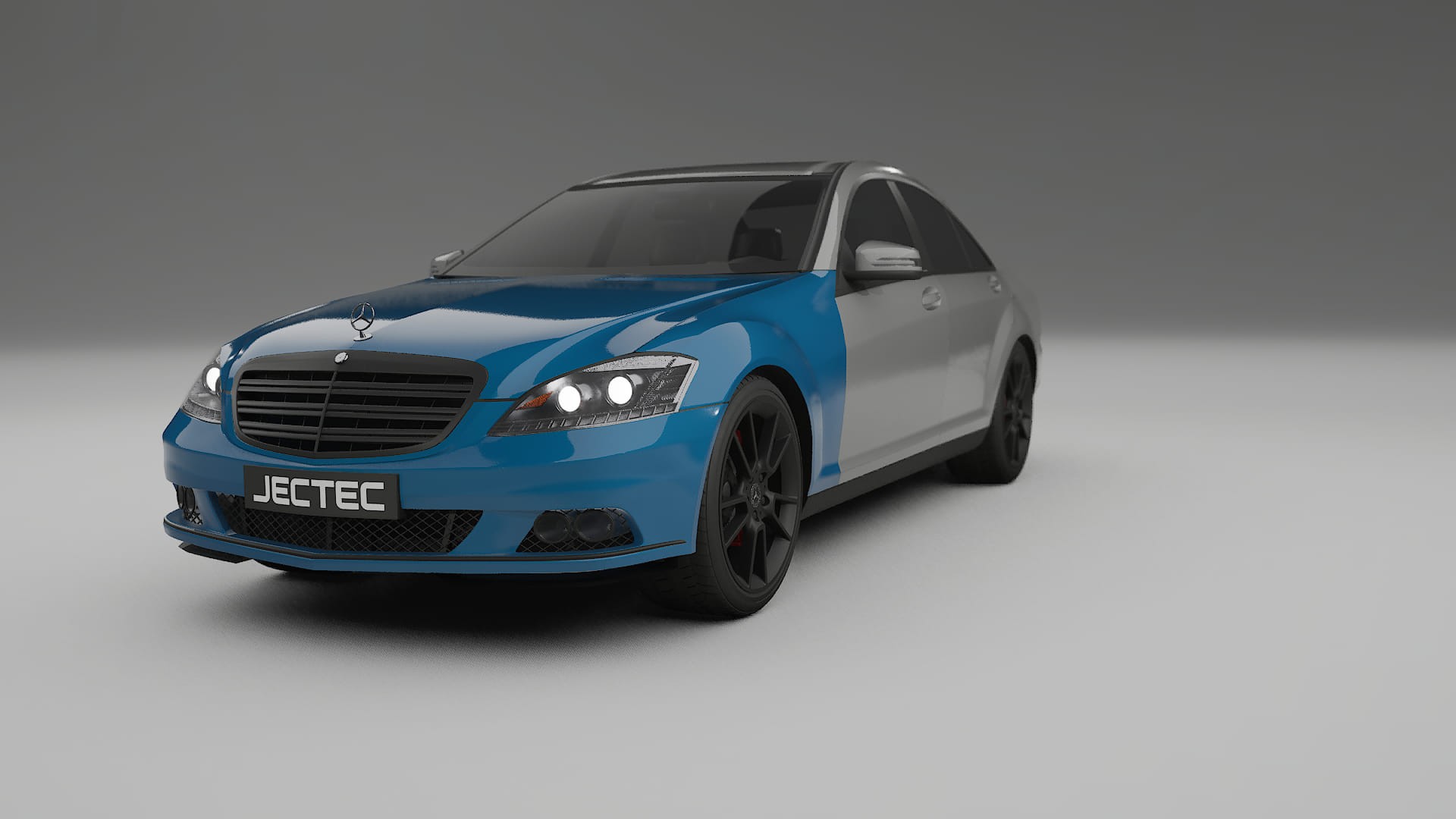 Lakbeschermingsfolie Mercedes S-class W221 facelift | CrystalGuard Transparante Volledige PPF Voorgevormde Set