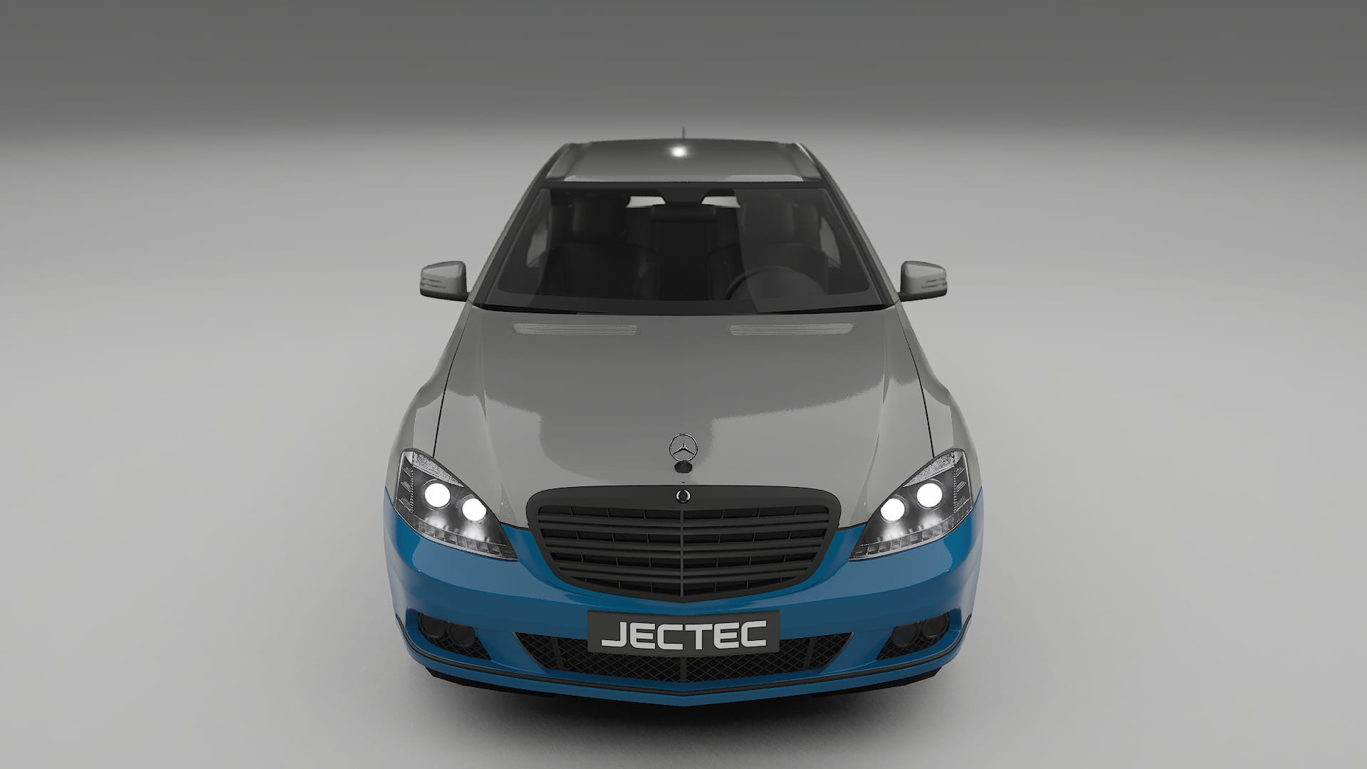 Lakbeschermingsfolie Mercedes S-class W221 facelift | CrystalGuard Transparante Volledige PPF Voorgevormde Set