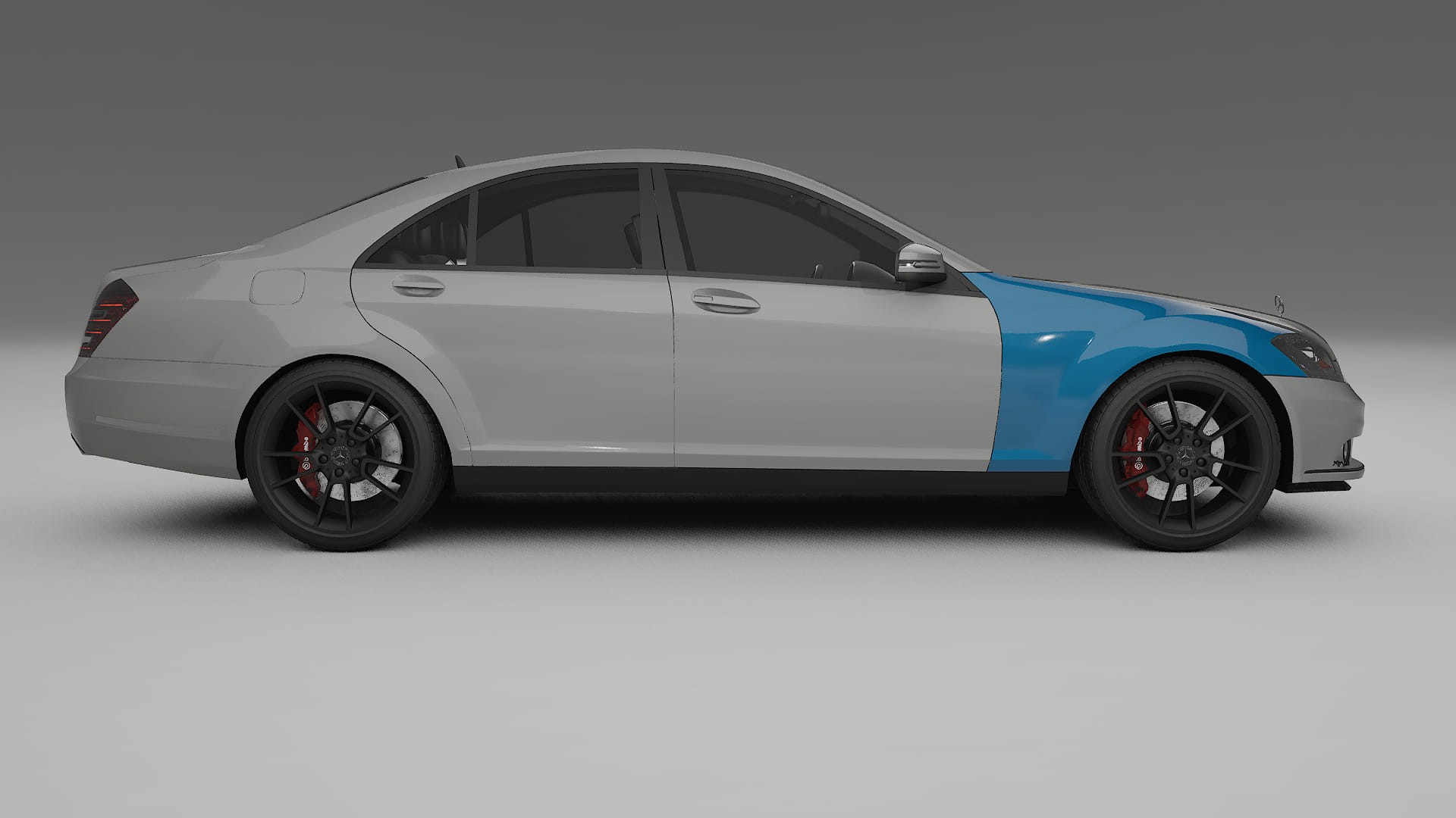 Lakbeschermingsfolie Mercedes S-class W221 facelift | CrystalGuard Transparante Volledige PPF Voorgevormde Set