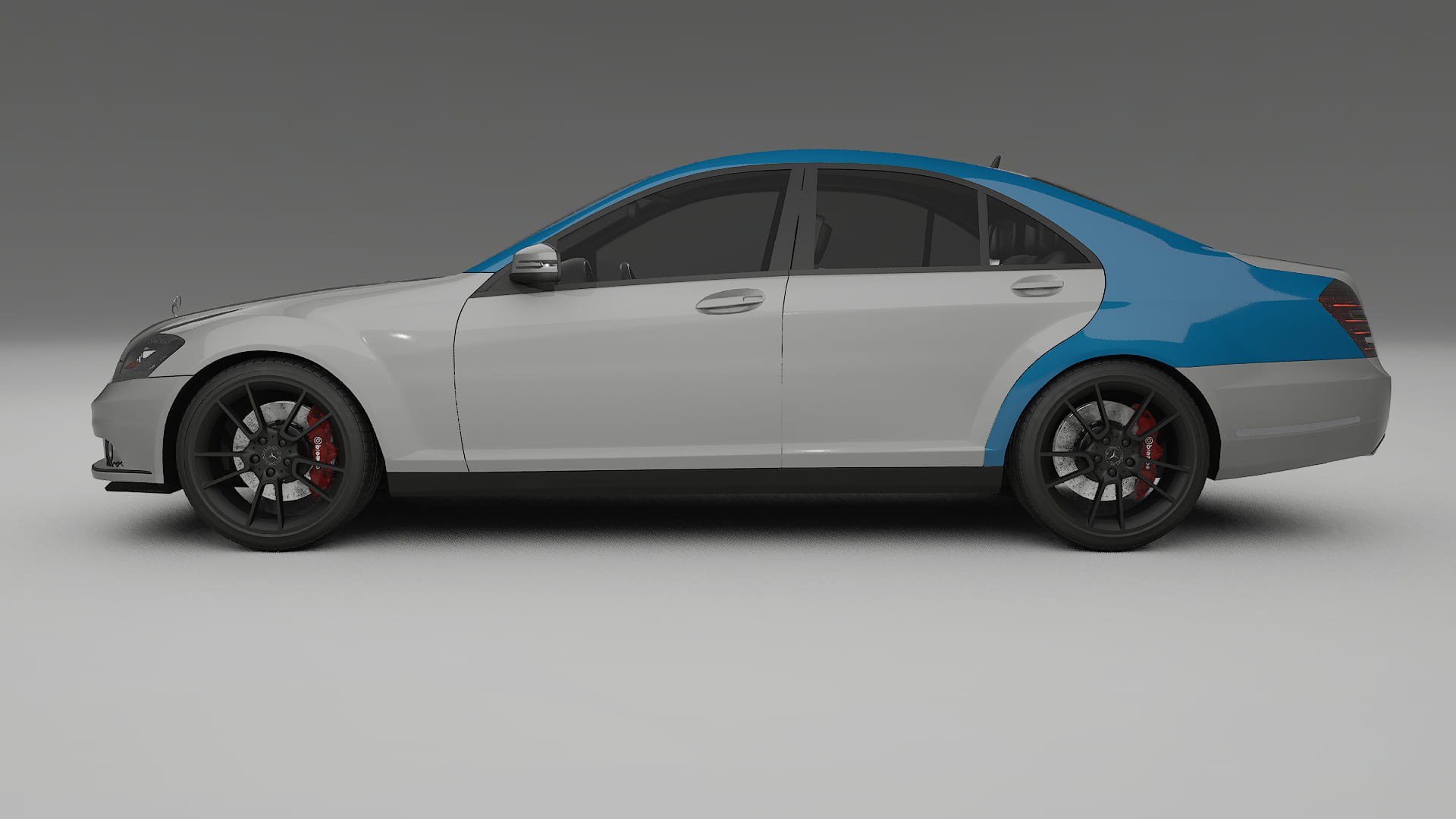 Lakbeschermingsfolie Mercedes S-class W221 facelift | CrystalGuard Transparante Volledige PPF Voorgevormde Set