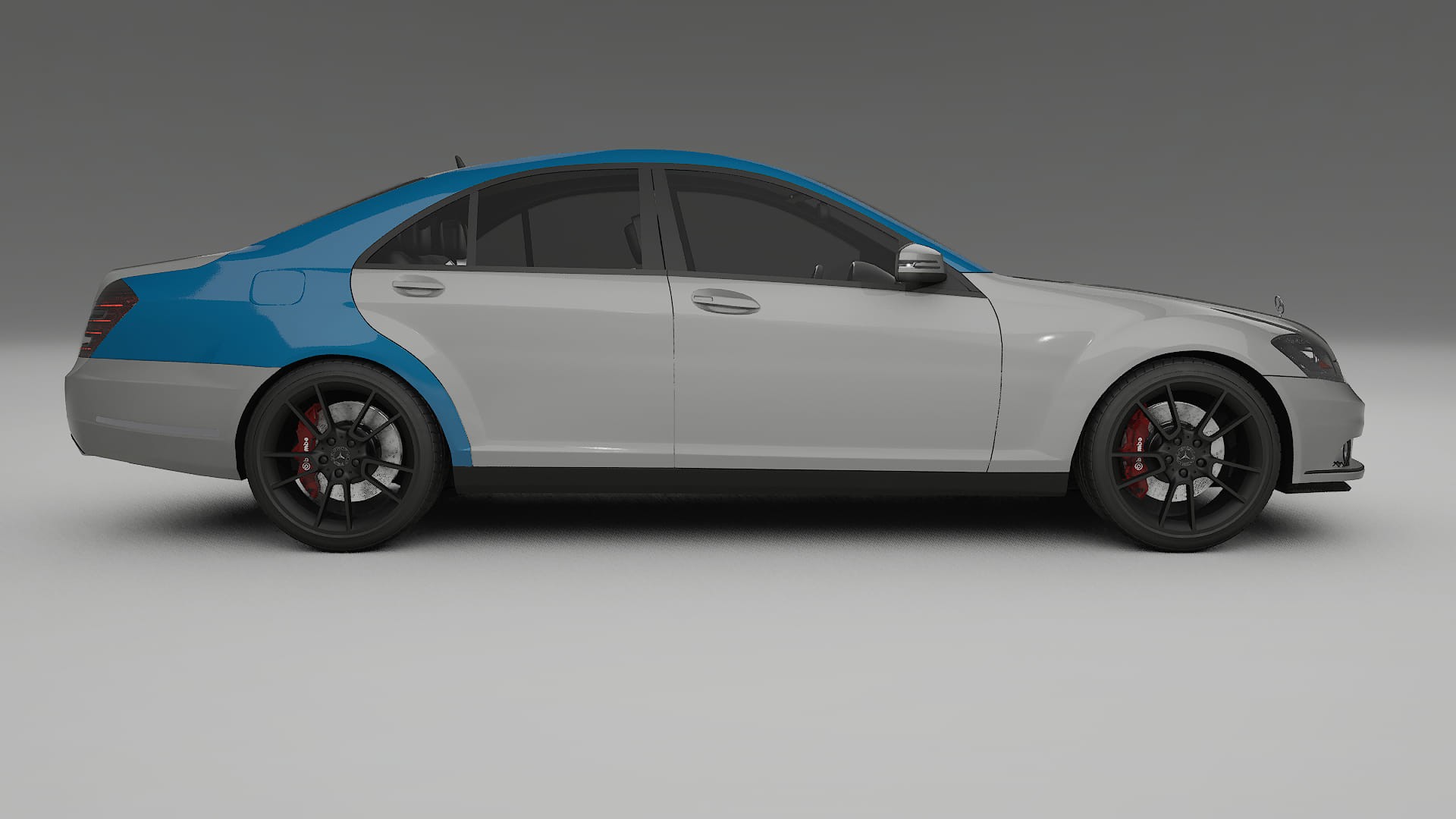 Lakbeschermingsfolie Mercedes S-class W221 facelift | CrystalGuard Transparante Volledige PPF Voorgevormde Set