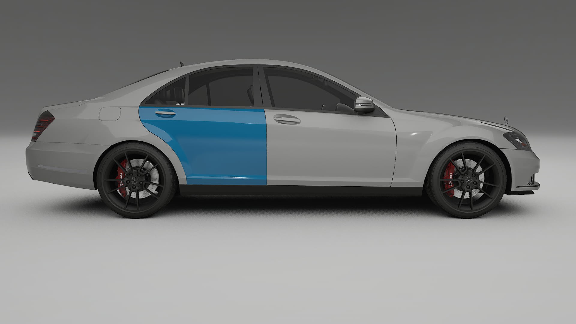 Lakbeschermingsfolie Mercedes S-class W221 facelift | CrystalGuard Transparante Volledige PPF Voorgevormde Set