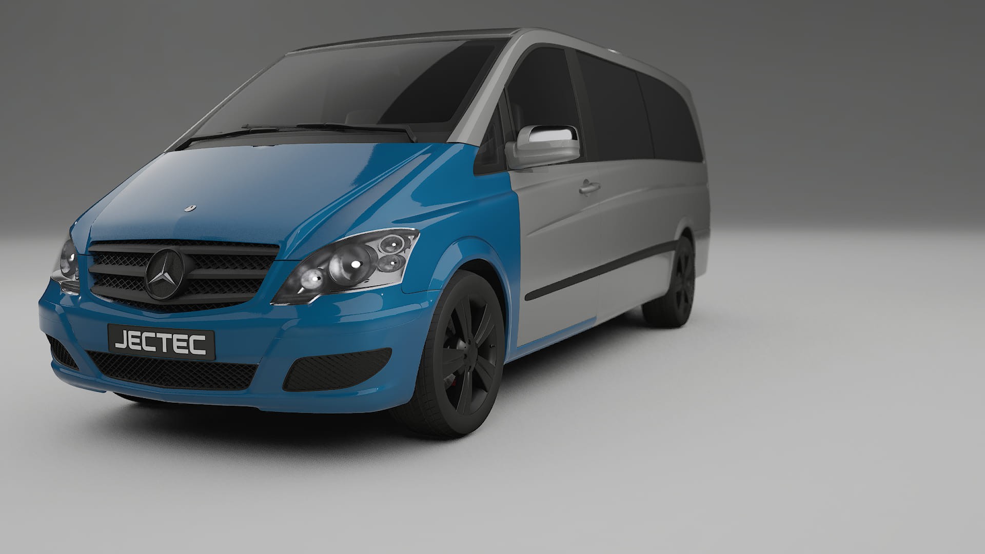 Lakbeschermingsfolie Mercedes Viano Extra lang W439 Facelift | CrystalGuard Transparante Volledige PPF Voorgevormde Set